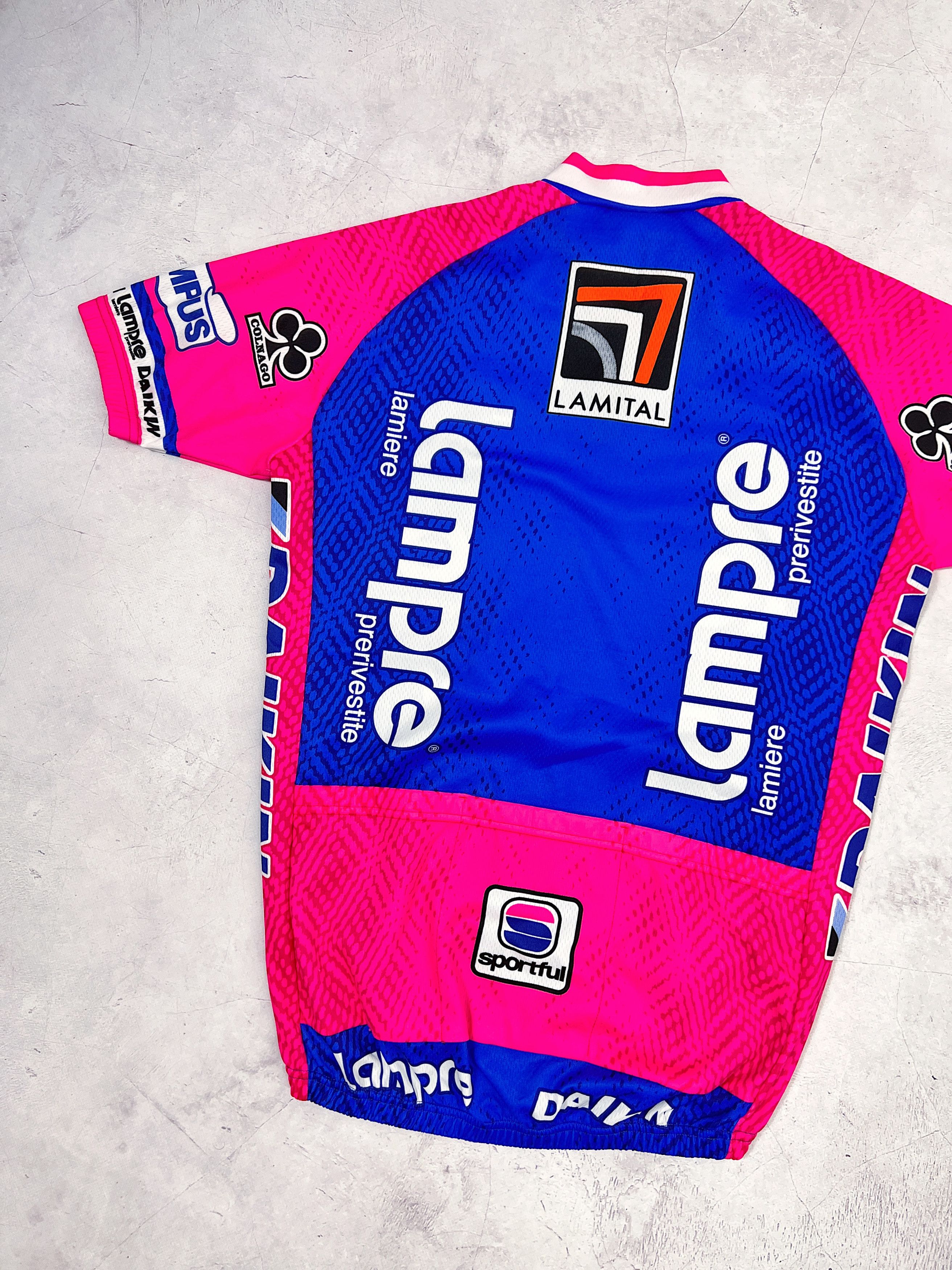 Sports Specialties × Vintage Sportful Lampre Daikin Cycling Jersey Colnago Size US M / EU 48-50 / 2 - 12 Thumbnail