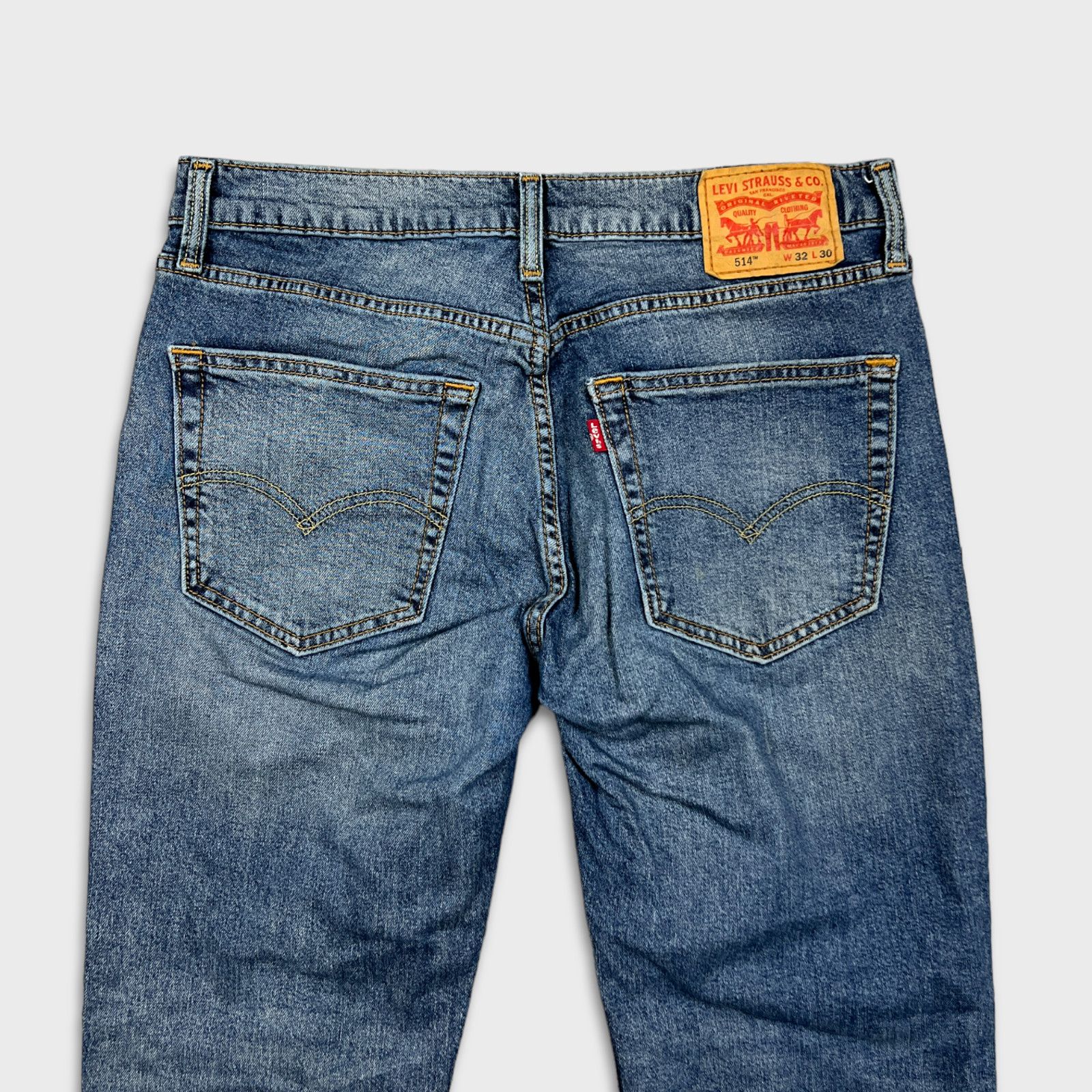 Levi's × Levi's Vintage Clothing × Vintage Levi's 514 Jeans 32x30 Straight Fit American Denim Pants Size US 32 / EU 48 - 6 Thumbnail