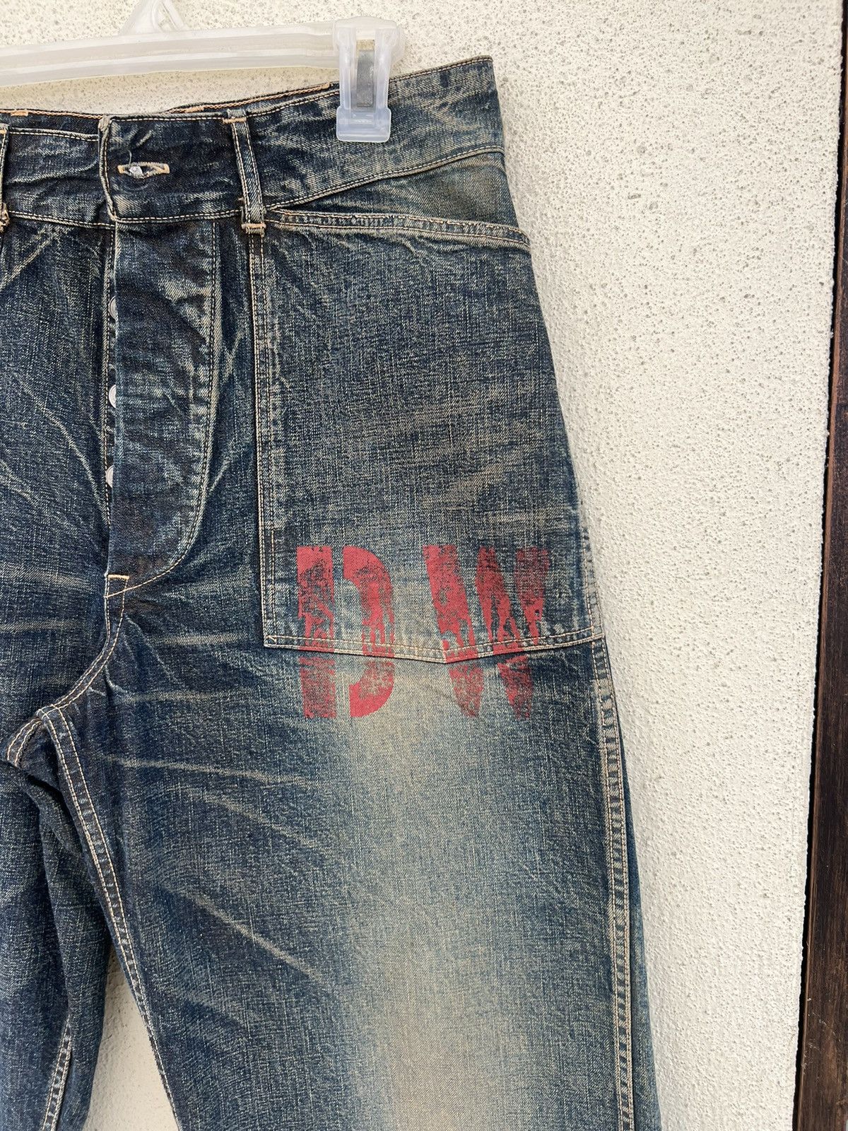 Warehouse Warehouse DW WWII US Military Style Buckle Back Denim Pant Size US 32 / EU 48 - 11 Thumbnail