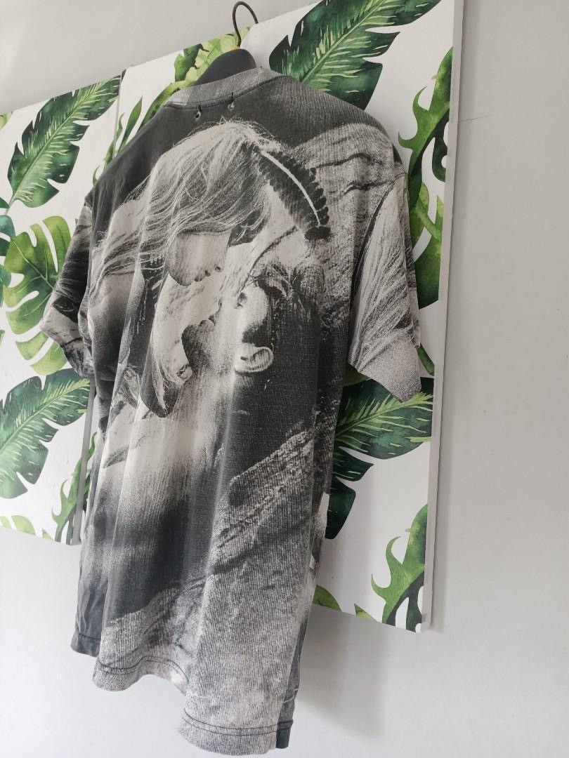 Vintage Vintage 90s HAPY Lovers Overprint Graphic Tee USA Size US M / EU 48-50 / 2 - 6 Thumbnail