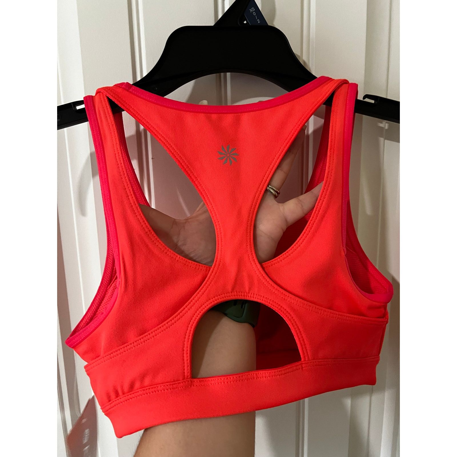 Athleta Triple Dare Sports Bra Neon Women's Activewear Athletic Size XXS / US 00 / IT 34 - 13 Thumbnail