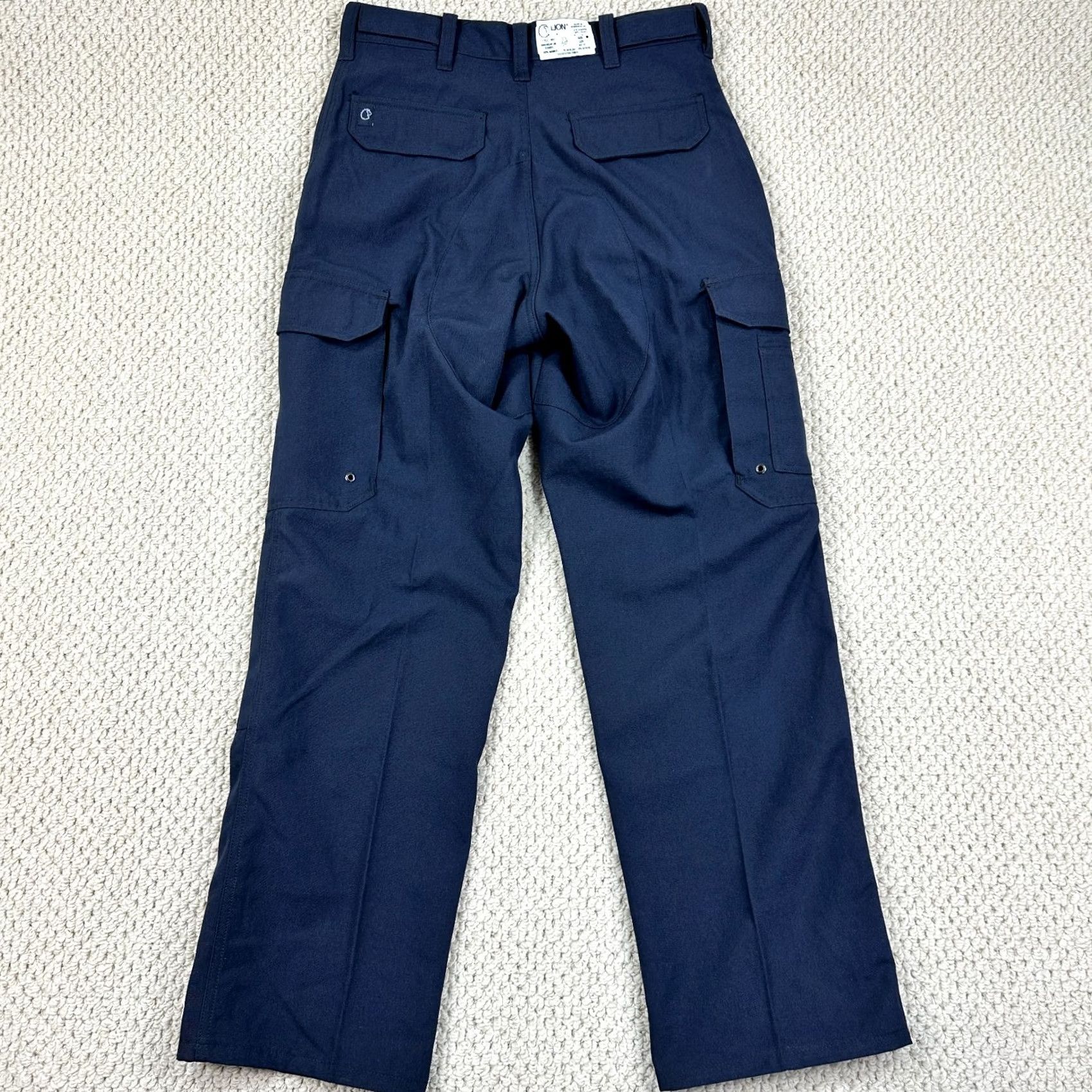 Vintage Lion BDU Nomex Pants Men 32x32 Navy Blue Cargo Workwear Size US 32 / EU 48 - 2 Thumbnail