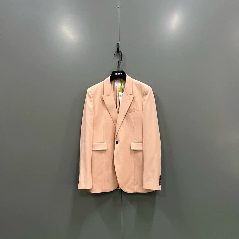 Saint Laurent Paris Saint Laurent Pink Casual Blazer Size 46 Size US M / EU 48-50 / 2 - 1 Thumbnail