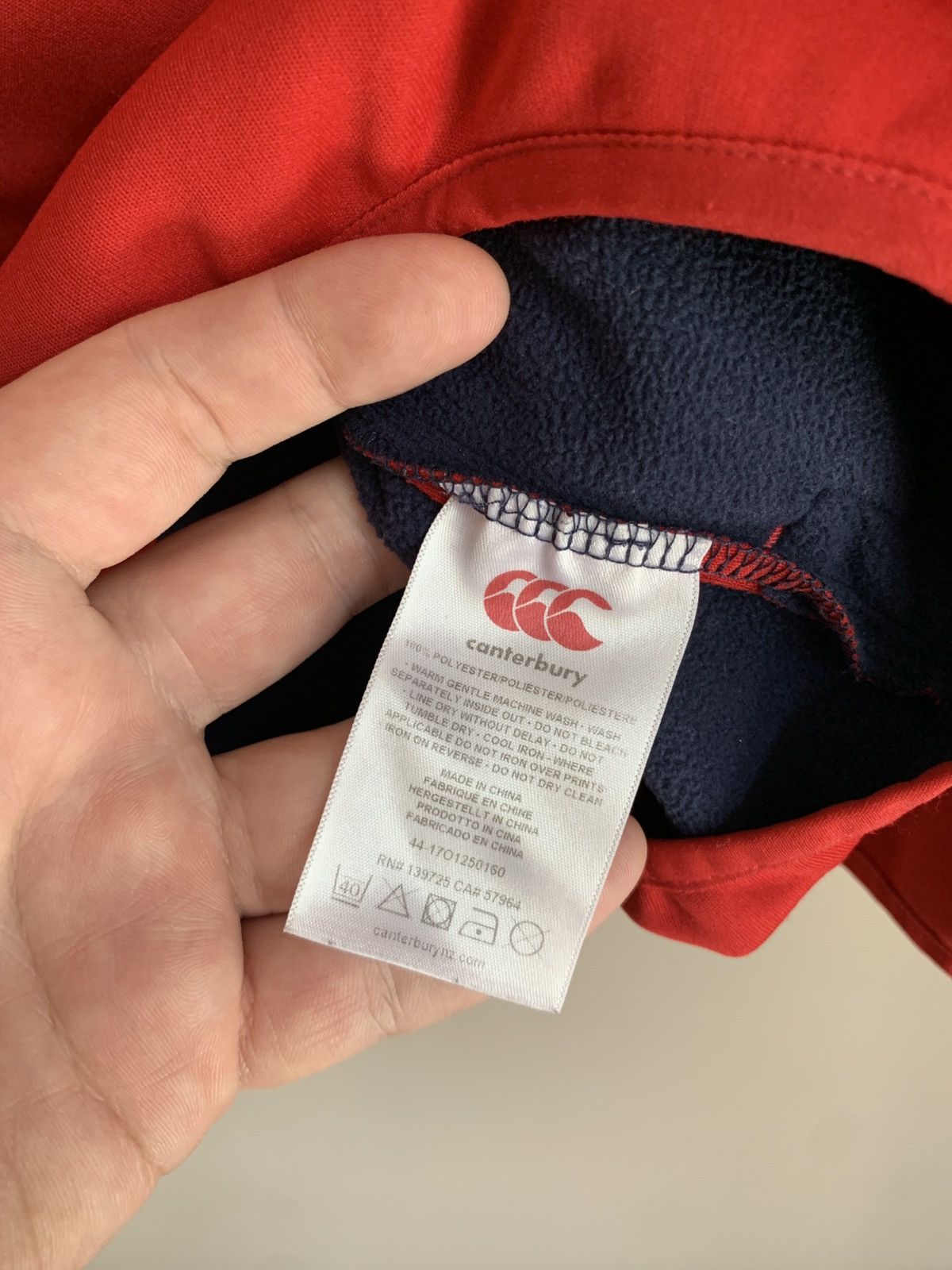 Canterbury of New Zealand British and Irish Lions 1/3 Zip Sweatshirt Rugby Canterbury Size US L / EU 52-54 / 3 - 14 Thumbnail