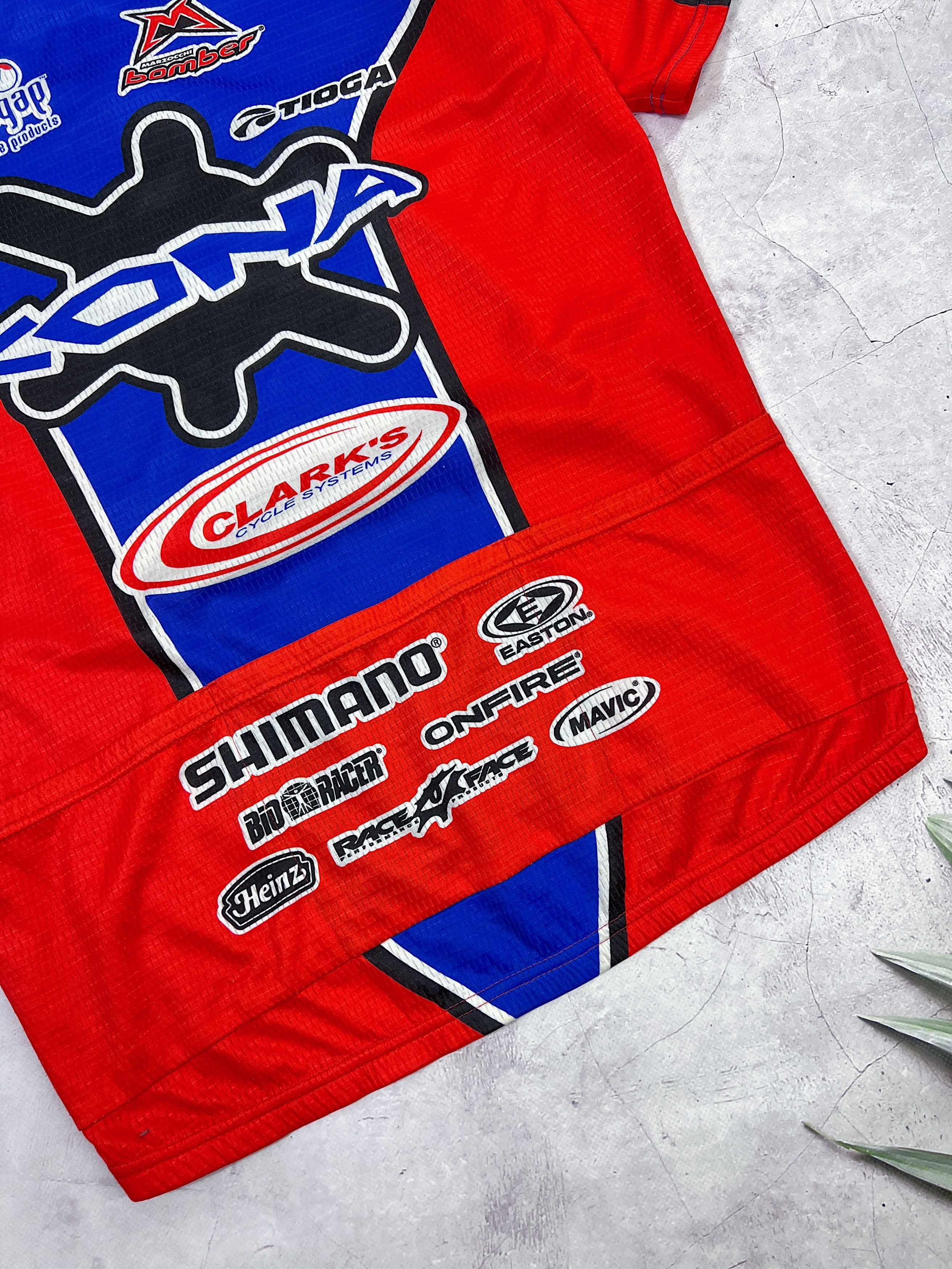Vintage Kona Bio Racer Cycling Jersey Shimano