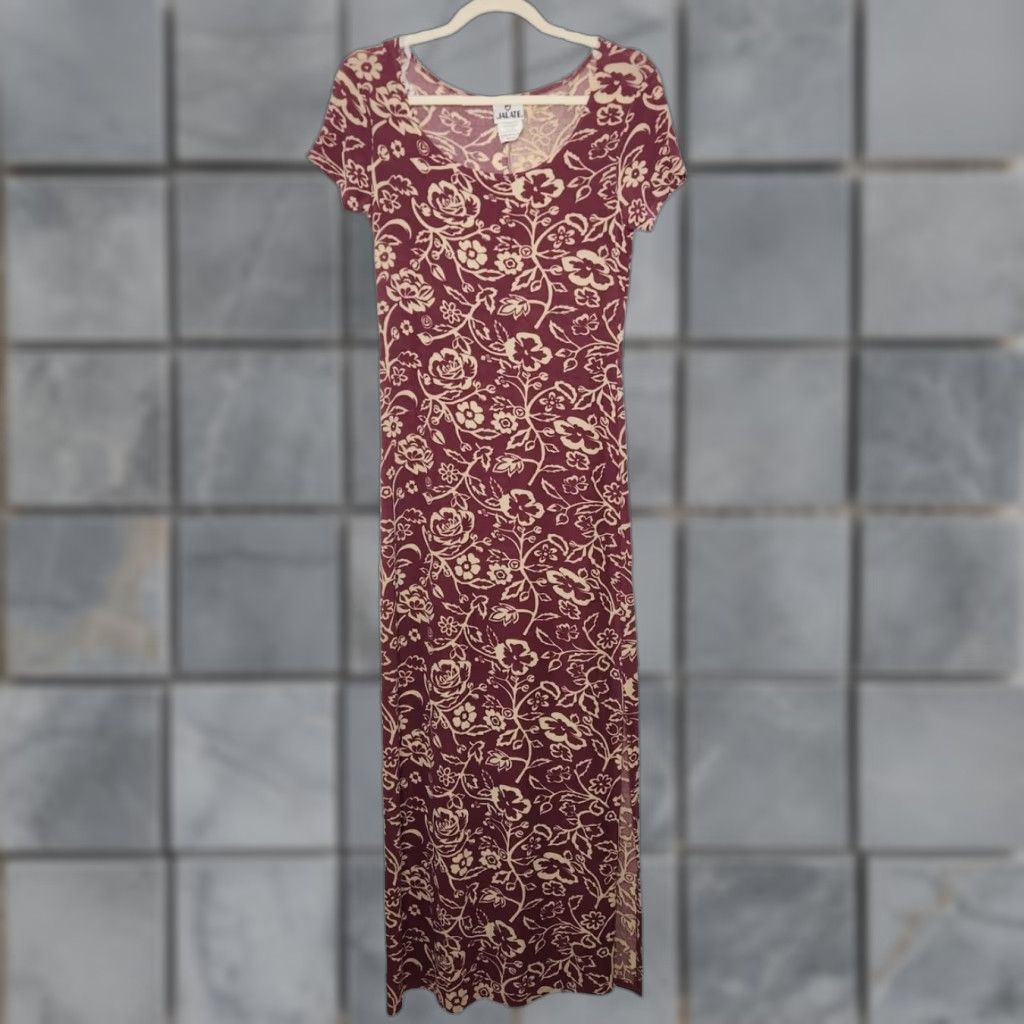 Vintage VINTAGE Jalate Maxi Dress Women M Red Long Maxi 54 17 Fairy Boho Witchy Y2K Grunge 90s 00s Vintage Art Nature Theme Feminine Size M / US 6-8 / IT 42-44 - 1 Thumbnail