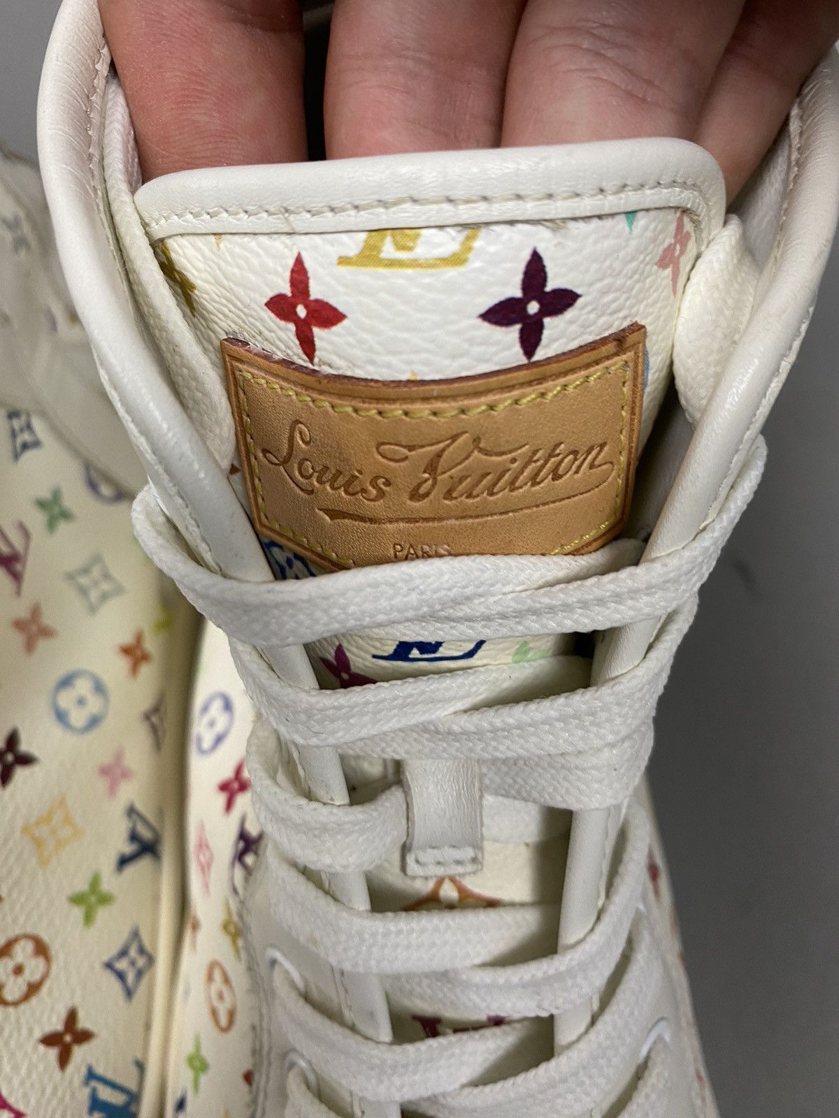 Louis Vuitton × Takashi Murakami Louis Vuitton x Takashi Murakami high top sneakers Size US 7 / IT 37 - 7 Thumbnail