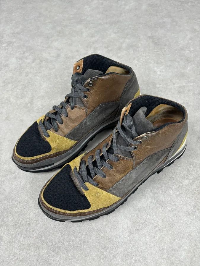 Dries Van Noten Dries Van Noten Mustard Leather Hiking Sneakers Size US 10 / EU 43 - 6 Thumbnail