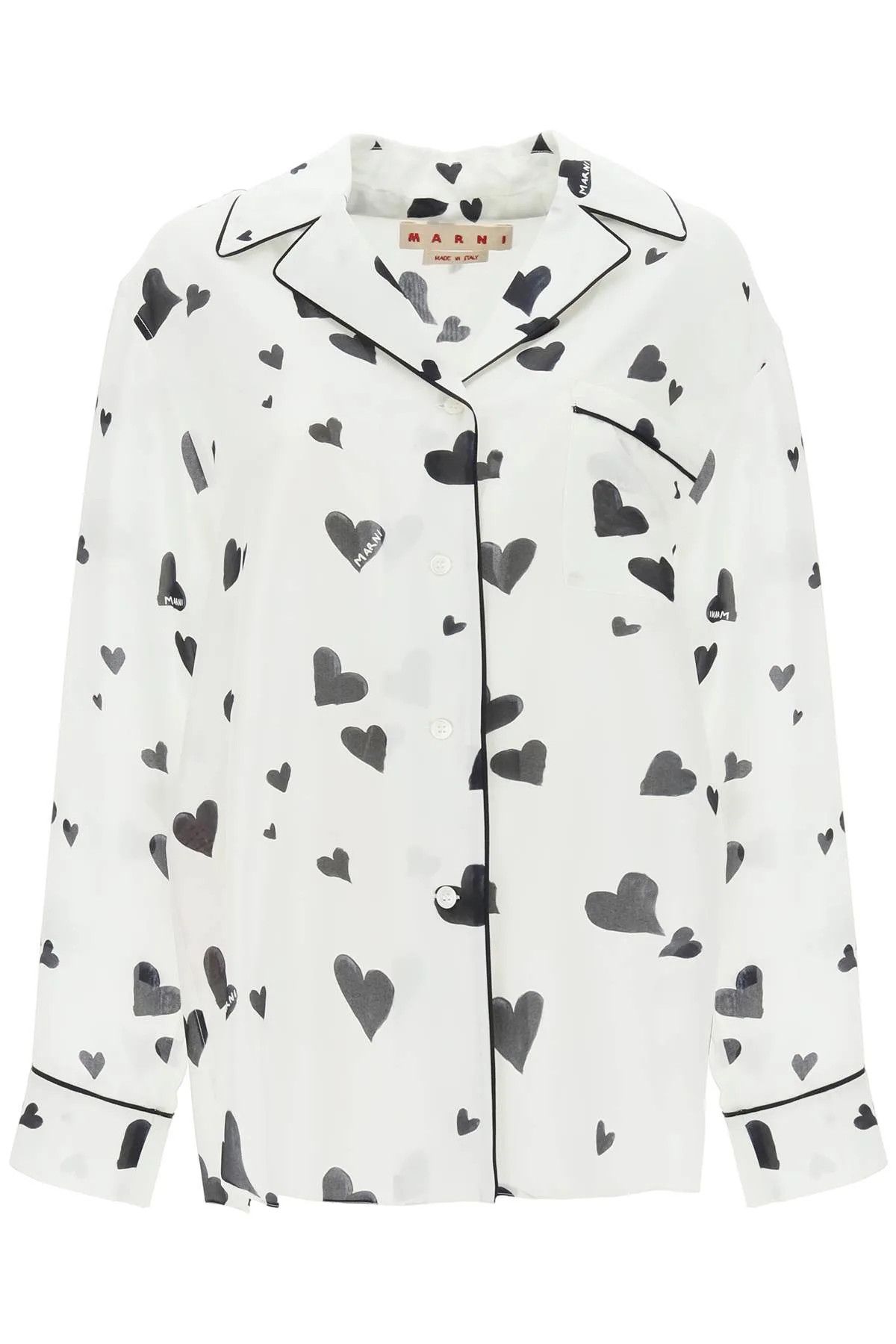 Marni o1w1db10125 Shirt in White Size S / US 4 / IT 40 - 1 Thumbnail