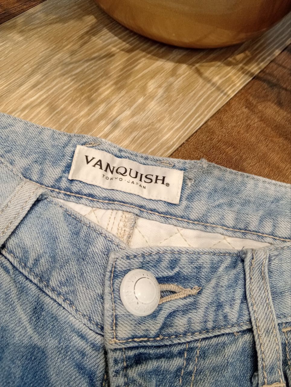 Vanquish VANQUISH JAPAN DISTRESSED BIKER JEANS - SIZE 30 Size US 30 / EU 46 - 5 Thumbnail
