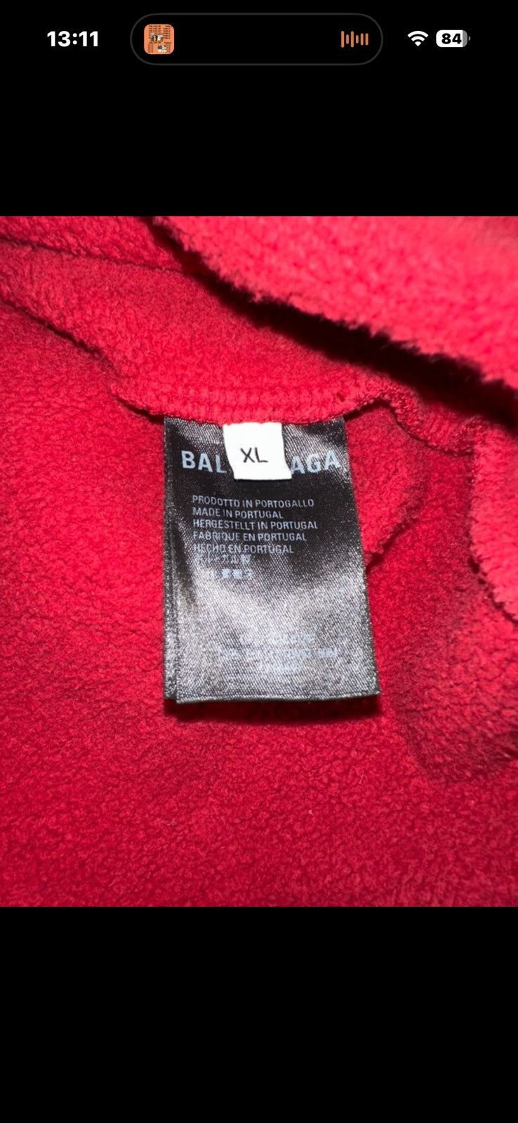 Balenciaga Red Balenciaga Sweater Size US XL / EU 56 / 4 - 5 Thumbnail