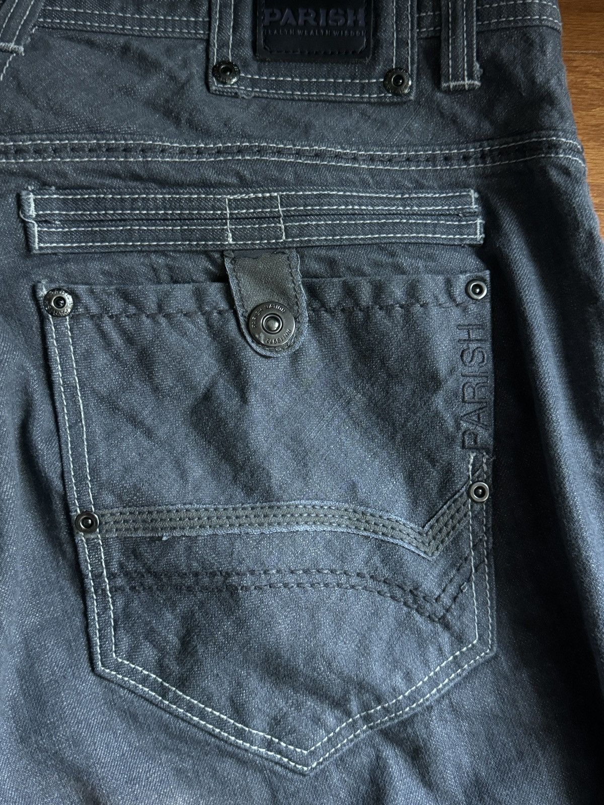 Vintage Parish Jeans Size US 40 / EU 56 - 8 Thumbnail