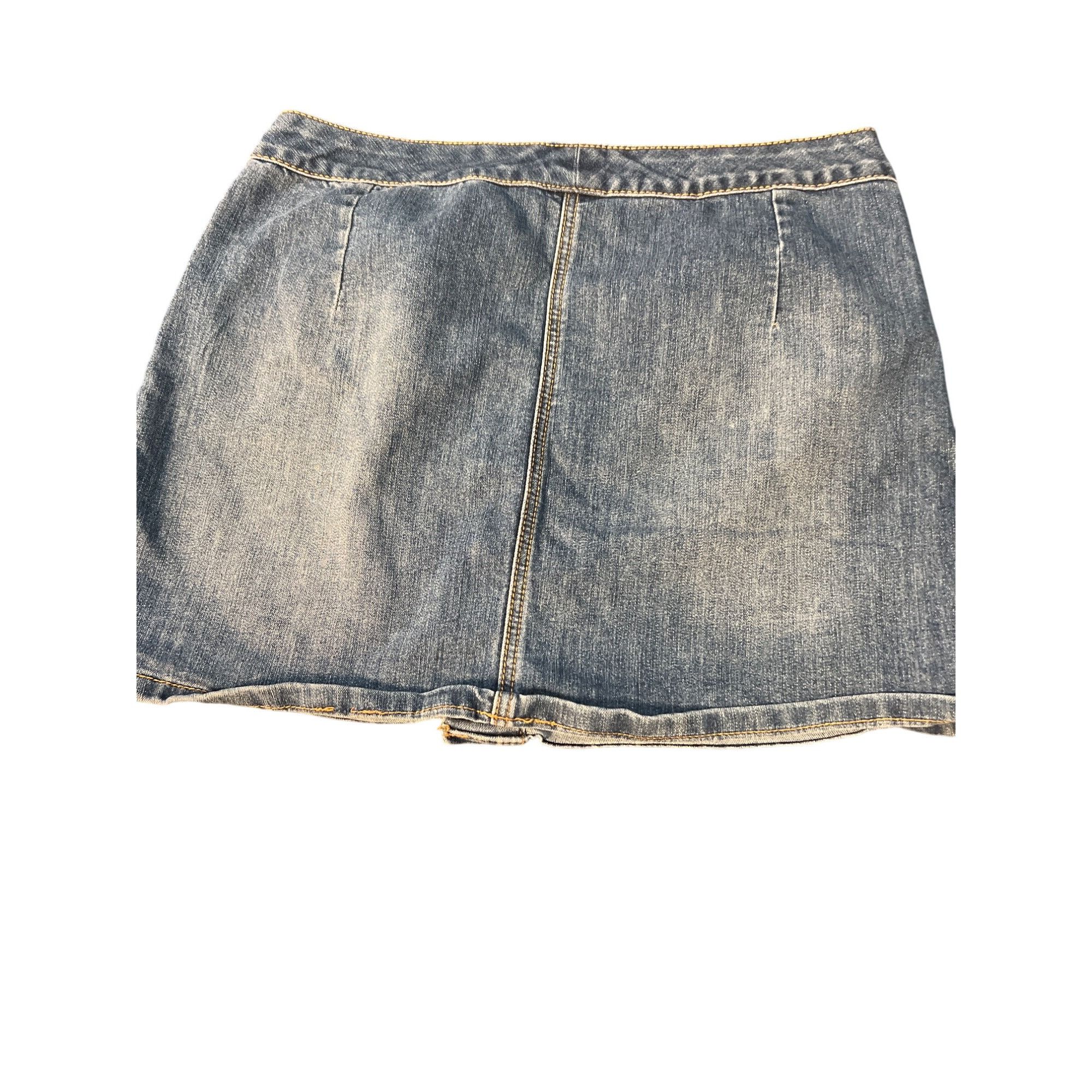 Other Maurices Denim Mini Skirt Button Front Blue Jean Short Pocke Size 30" / US 8 / IT 44 - 4 Thumbnail