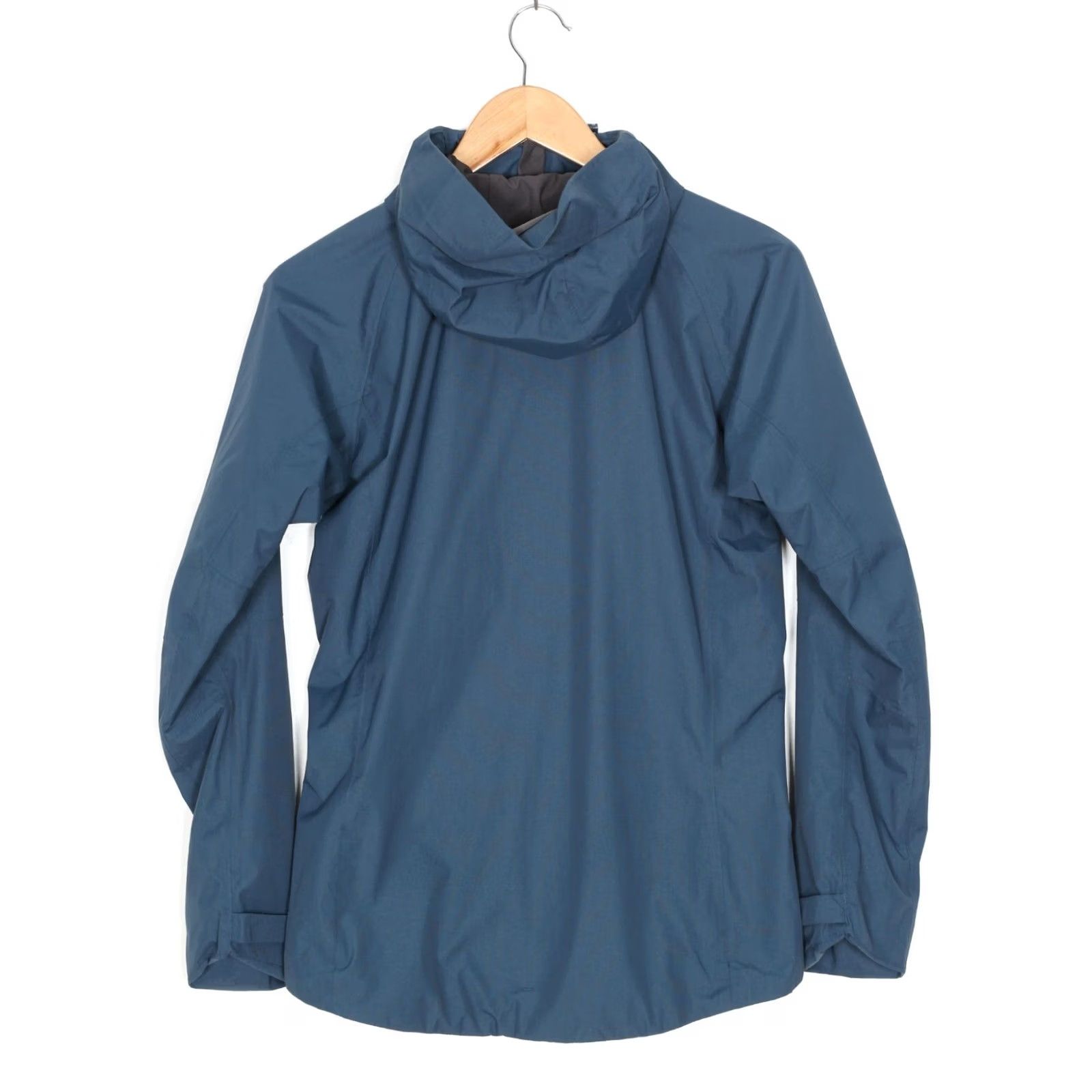Vintage HAGLÖFS ESKER Jacket Women S Hooded Waterproof Breathable Mid-Length Blue MJ5874 Size S / US 4 / IT 40 - 3 Thumbnail