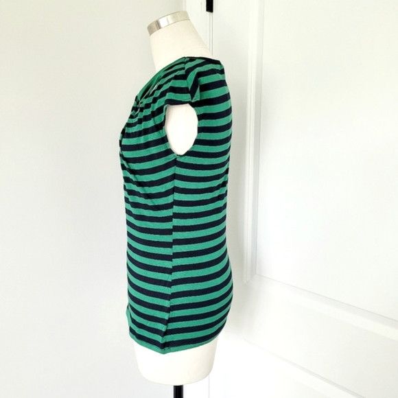 Other B'leev Striped Cutout Twist Neck Cap Sleeve Top Size M / US 6-8 / IT 42-44 - 5 Thumbnail