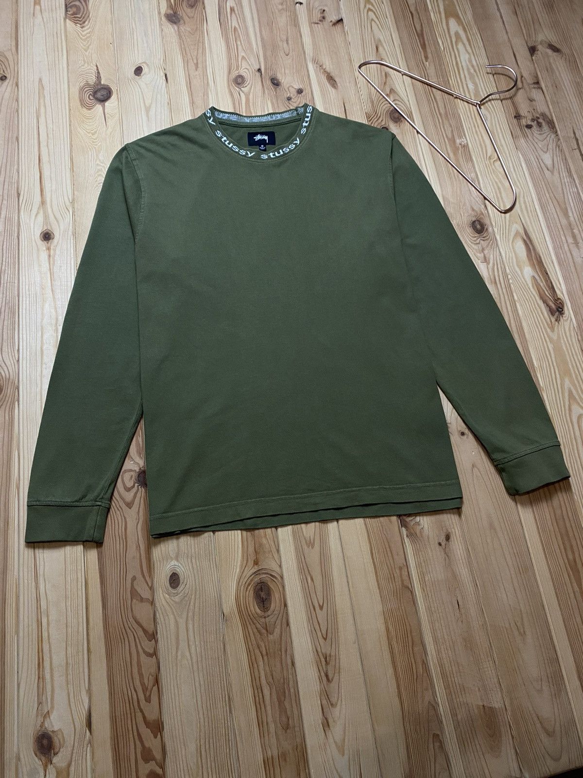 Stussy Stussy Owen Long Sleeve Crew-Neck Tee Size US M / EU 48-50 / 2 - 1 Thumbnail