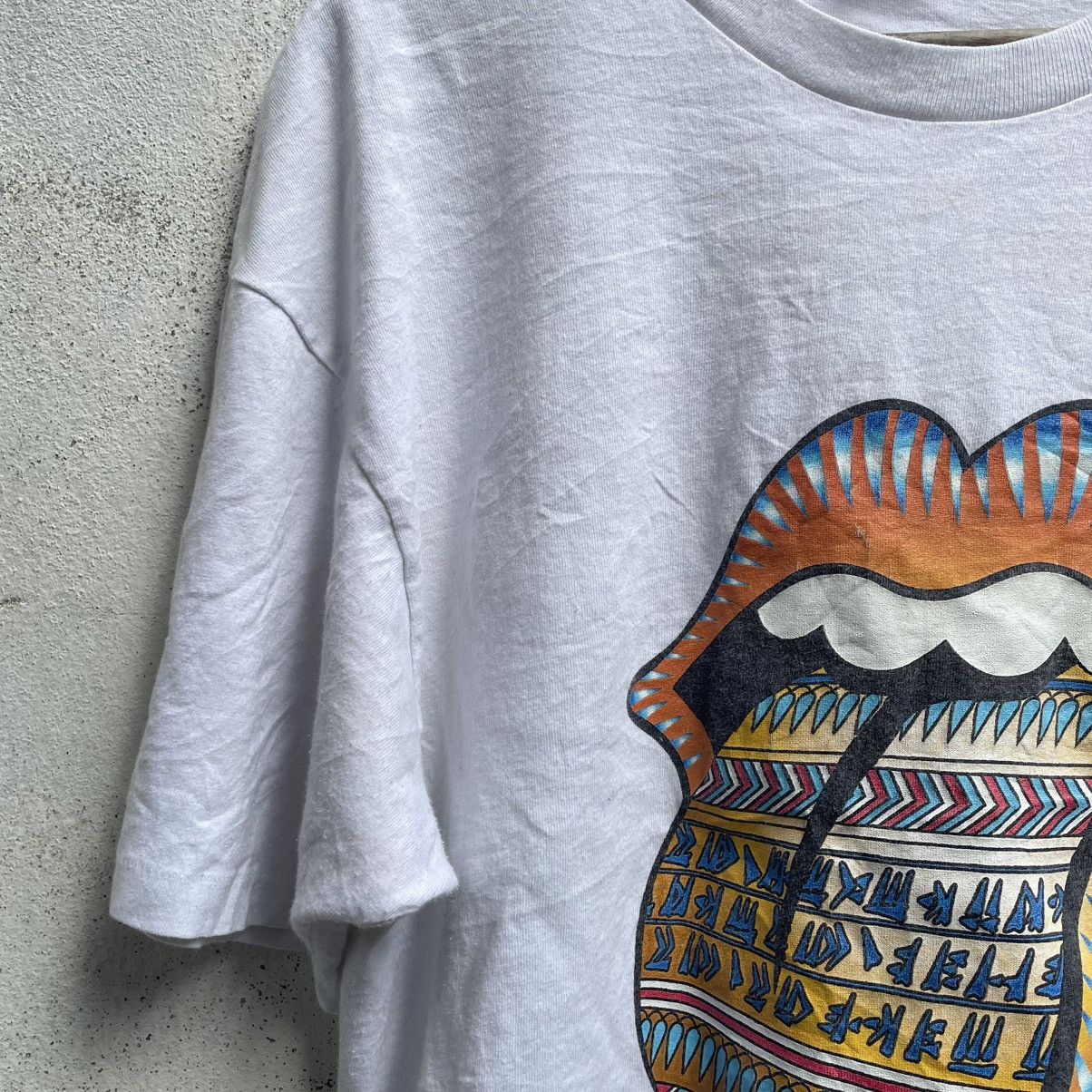 Band Tees × The Rolling Stones × Vintage Vintage 90s The Rolling Stones Cropped T-Shirt Size US XL / EU 56 / 4 - 3 Thumbnail
