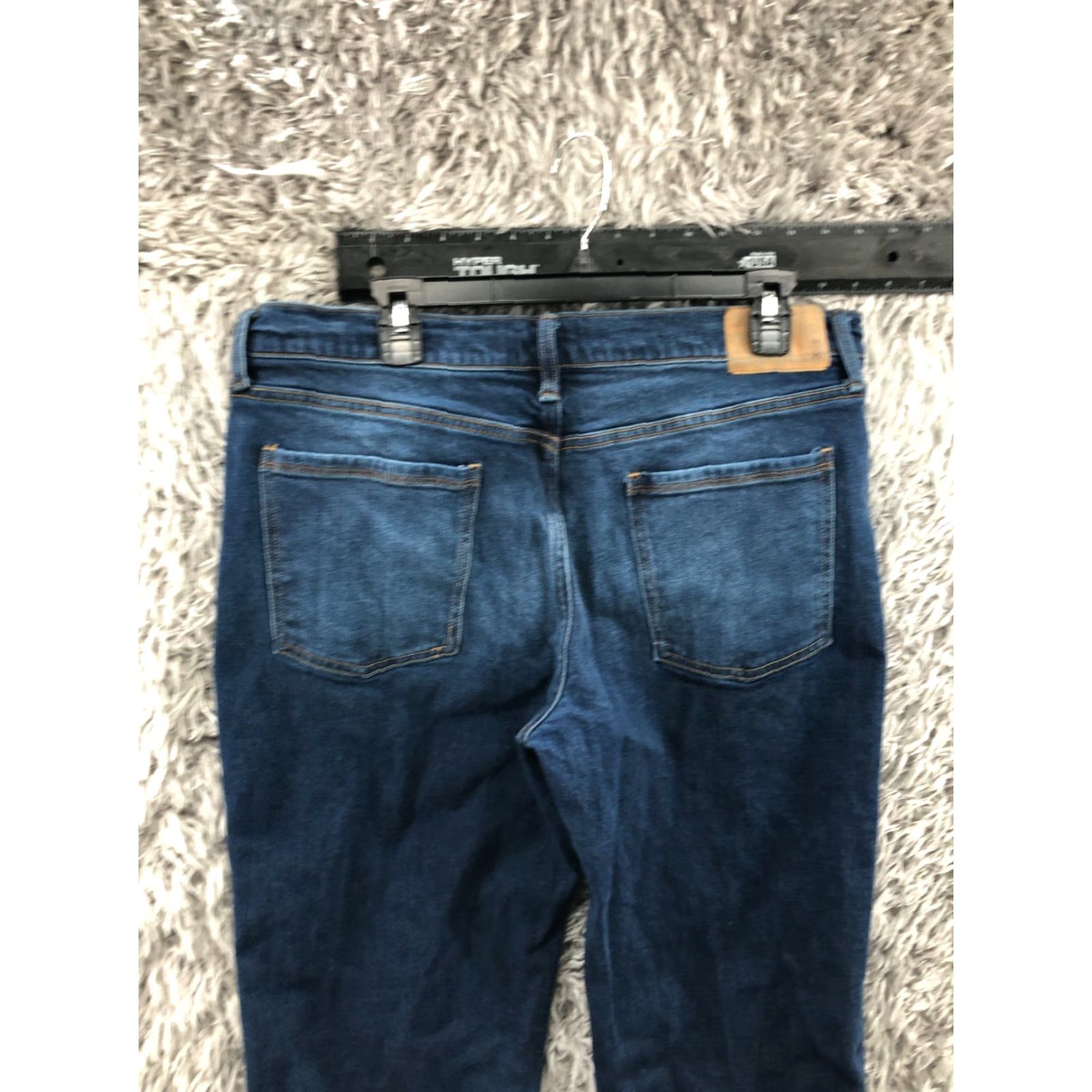 Vintage Mutual Weave The Straight Jeans Mens Regular Size 34x32 Blue Medium Wash Denim Straight 5-Pocket Belt Loops Size US 34 / EU 50 - 7 Thumbnail