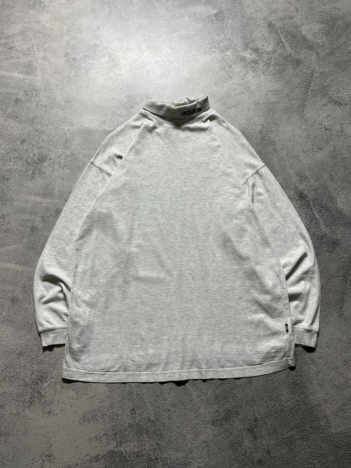 Vintage Vintage Y2k Adidas 🩶 Mock Neck Long Sleeve 90’s Size US M / EU 48-50 / 2 - 5 Thumbnail