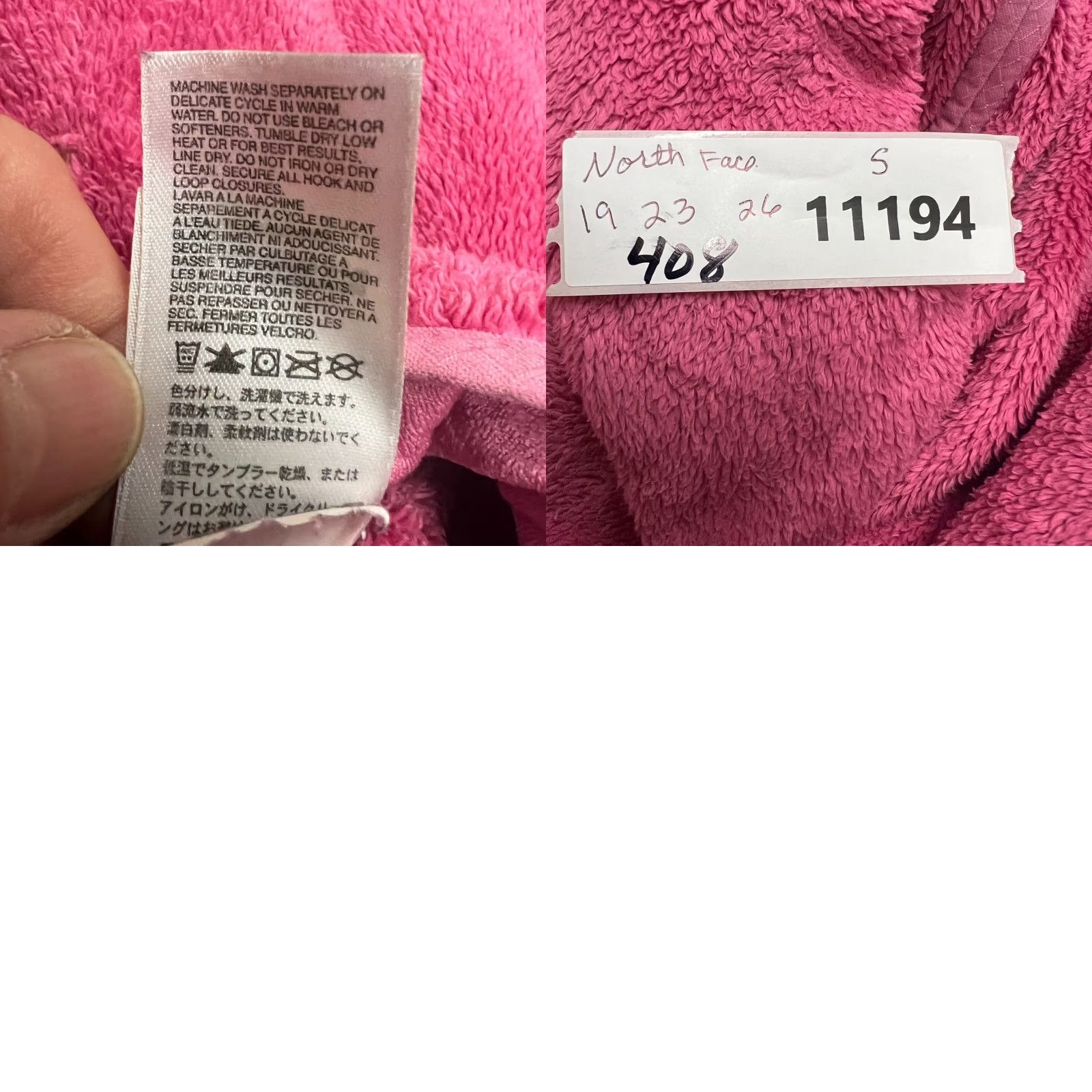 The North Face North Face Jacket Womens Size S Pink Fleece 1/4 Zip Pullover Size S / US 4 / IT 40 - 8 Thumbnail