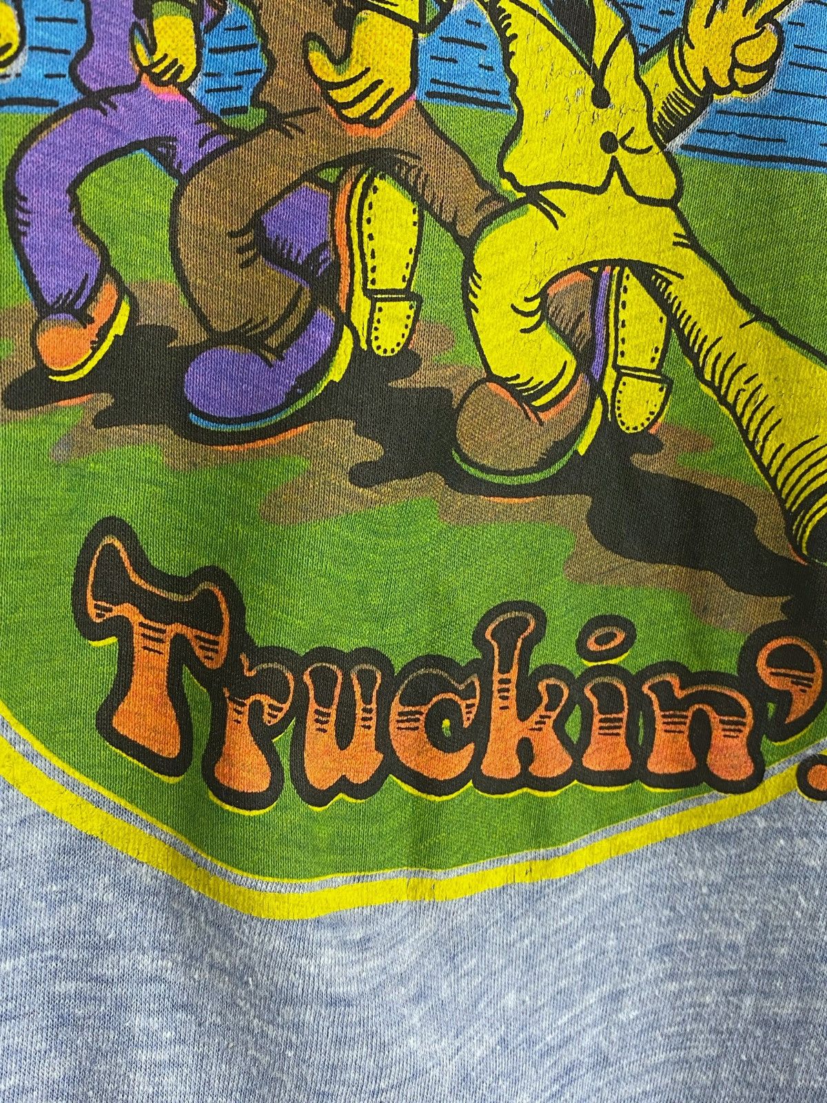 Vintage 1970’s Vintage R. Crumb Keep On Truckin’.. Graphic Tee Size US L / EU 52-54 / 3 - 6 Thumbnail