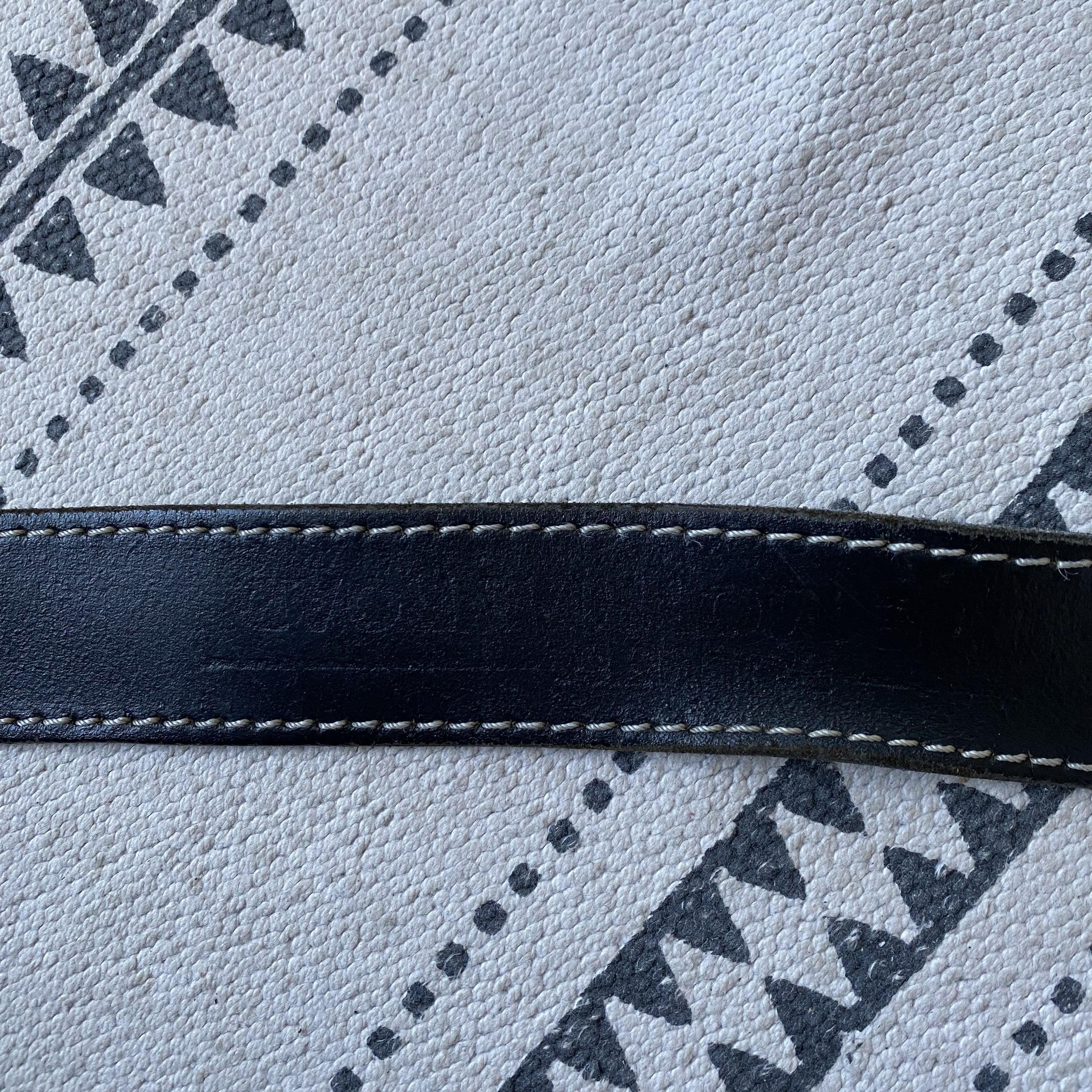 Cowboy Equipment VIntage Y2K Leather belt American Western Harley Davidson Size 30 - 7 Thumbnail