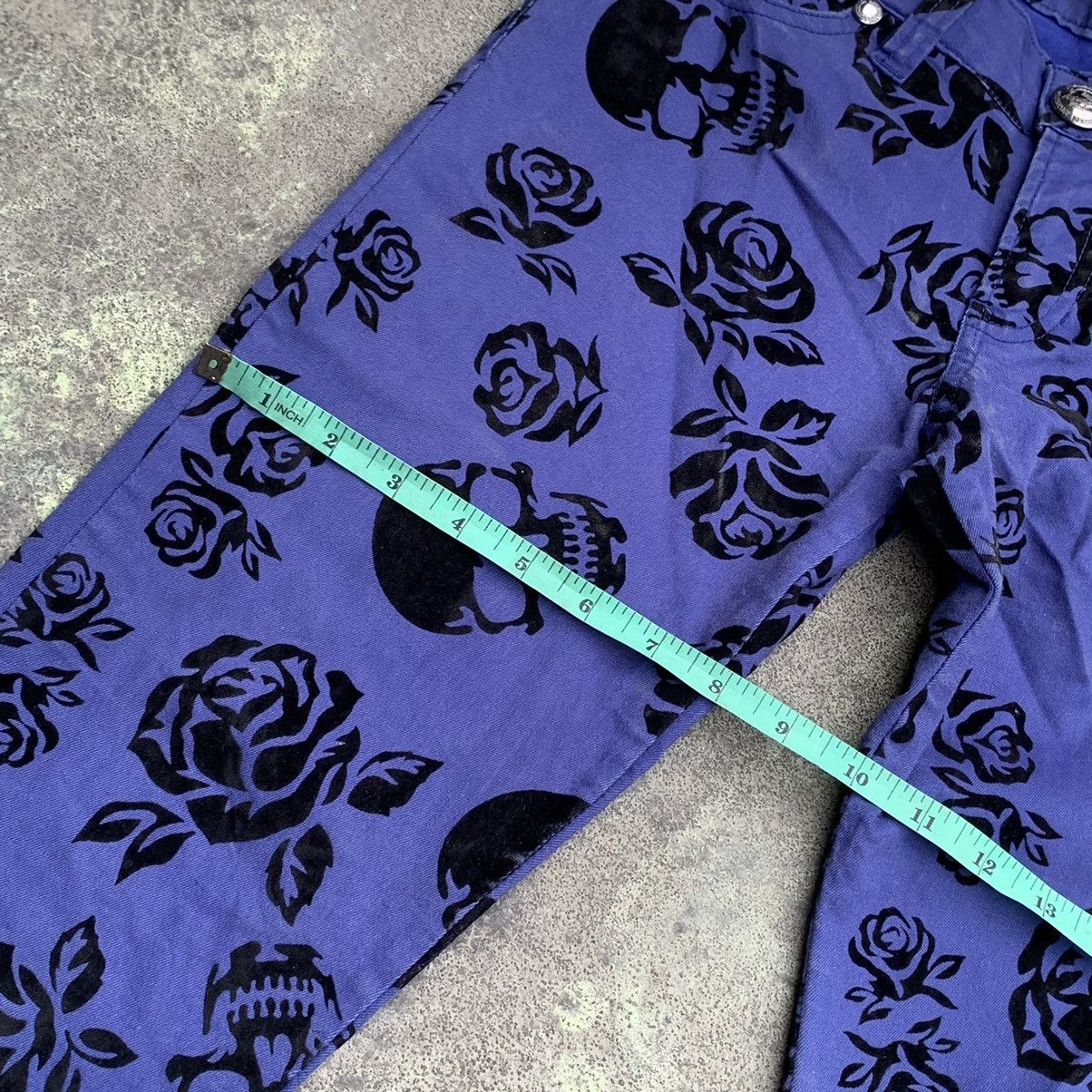 Japanese Brand Japanese pants towell skull art Size 29" - 11 Thumbnail