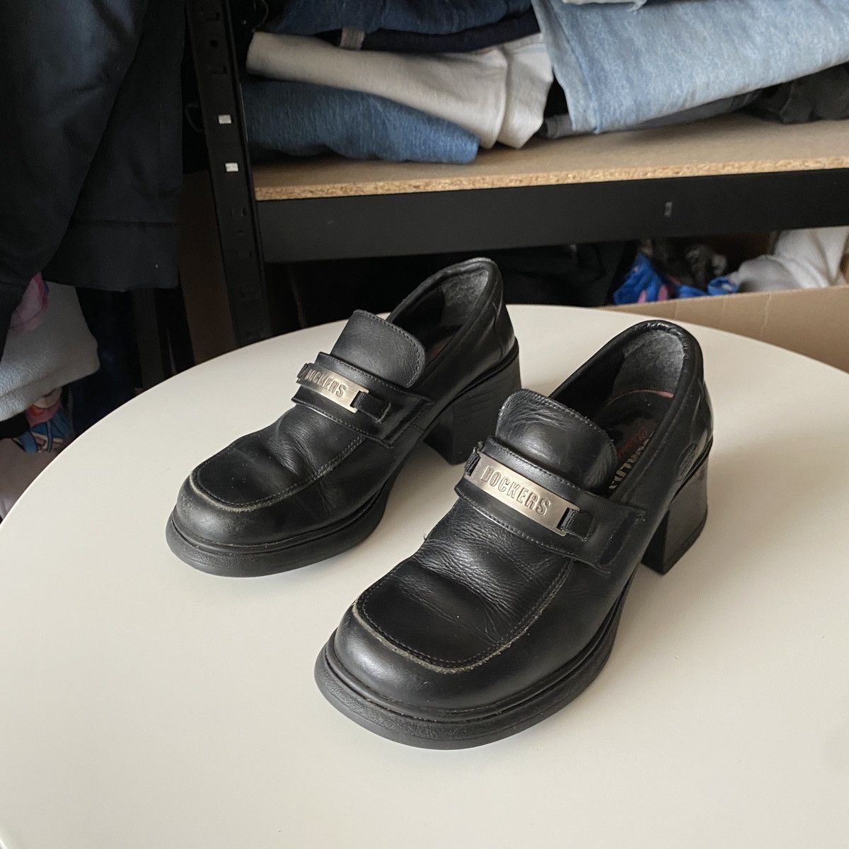 Designer × Dockers × Vintage vintage genuine leather mules dockers Size US 8 / IT 38 - 12 Thumbnail