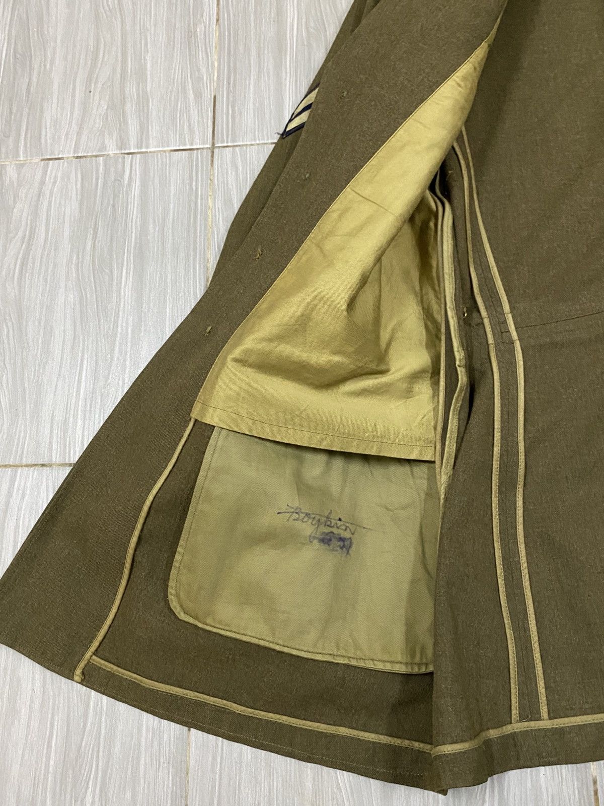 Other Vtg 1940s U.S. Army WWII Wool Service Coat M1941 Insignia Size US S / EU 44-46 / 1 - 10 Thumbnail