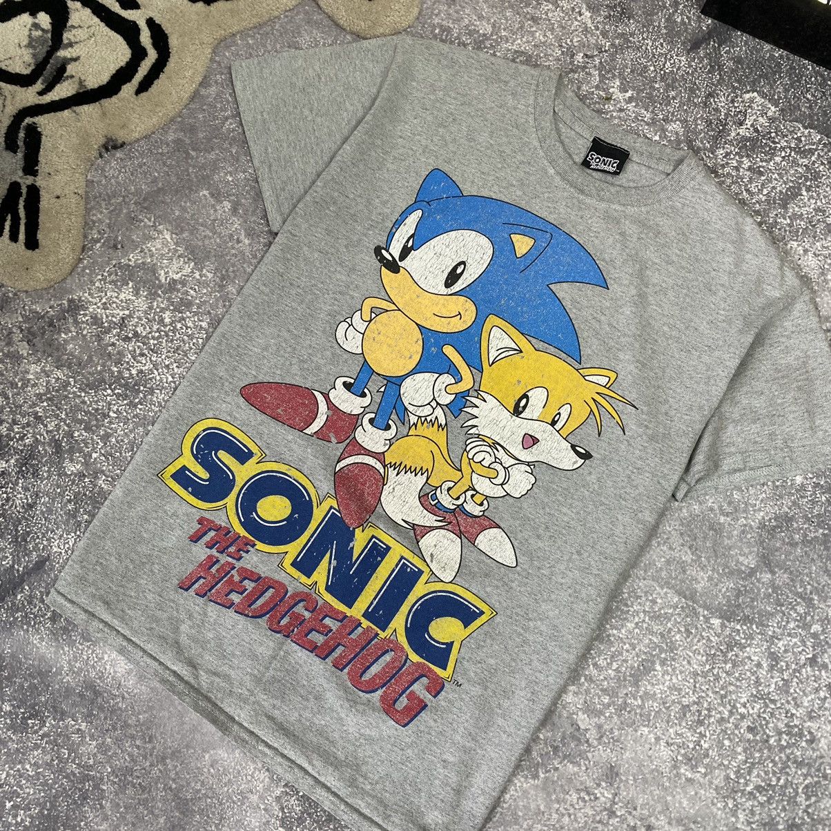 Disney Vintage Sonic The Hedgehog Big Graphic logo cartoon tee Size US S / EU 44-46 / 1 - 3 Thumbnail