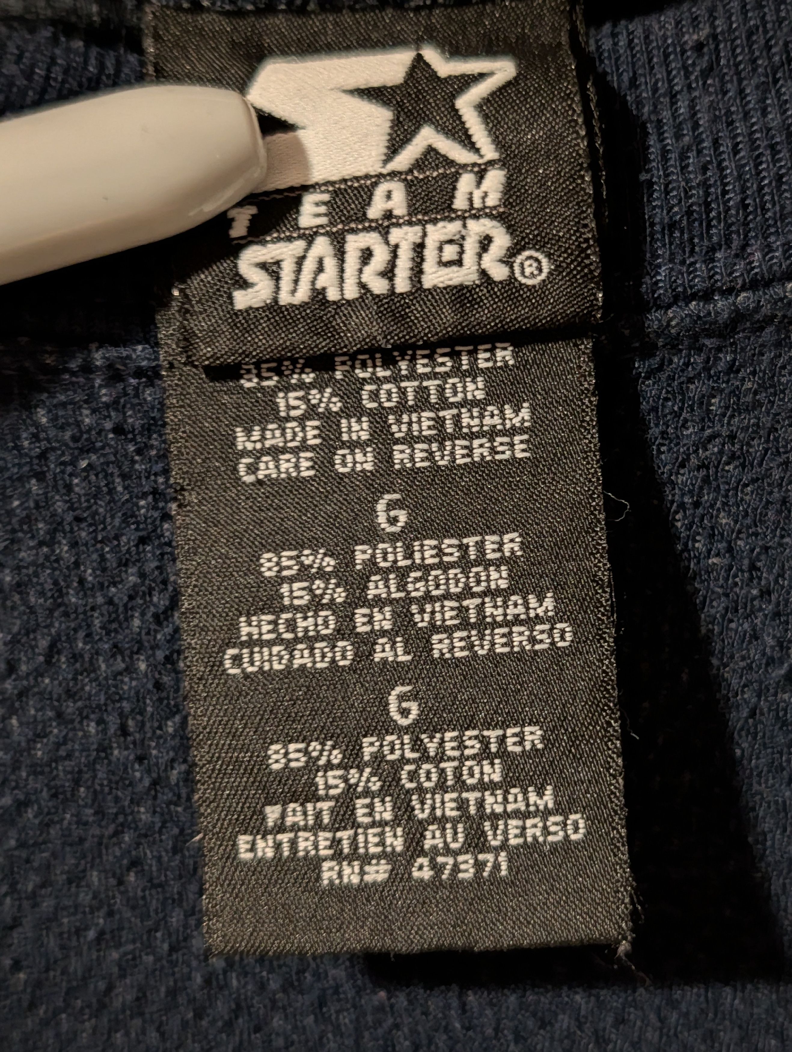 Starter Vintage 90s Penn State University Nittany Lion Thermal Size US L / EU 52-54 / 3 - 3 Thumbnail