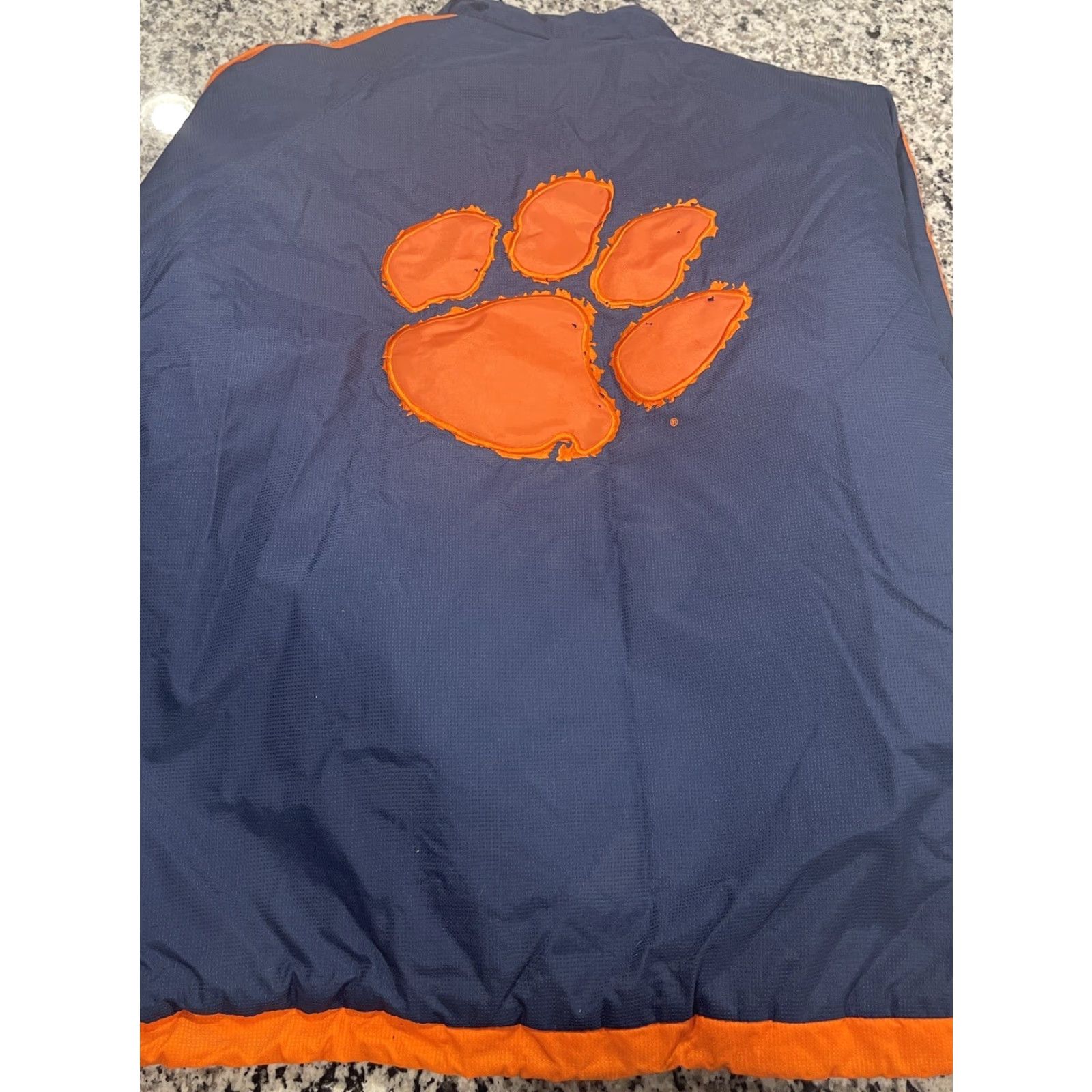 Puma Puma Clemson University Tigers Jacket Quilted Liner Large Blue Puffer Jacket Men Tiger University Football Gorpcore Size US L / EU 52-54 / 3 - 7 Thumbnail