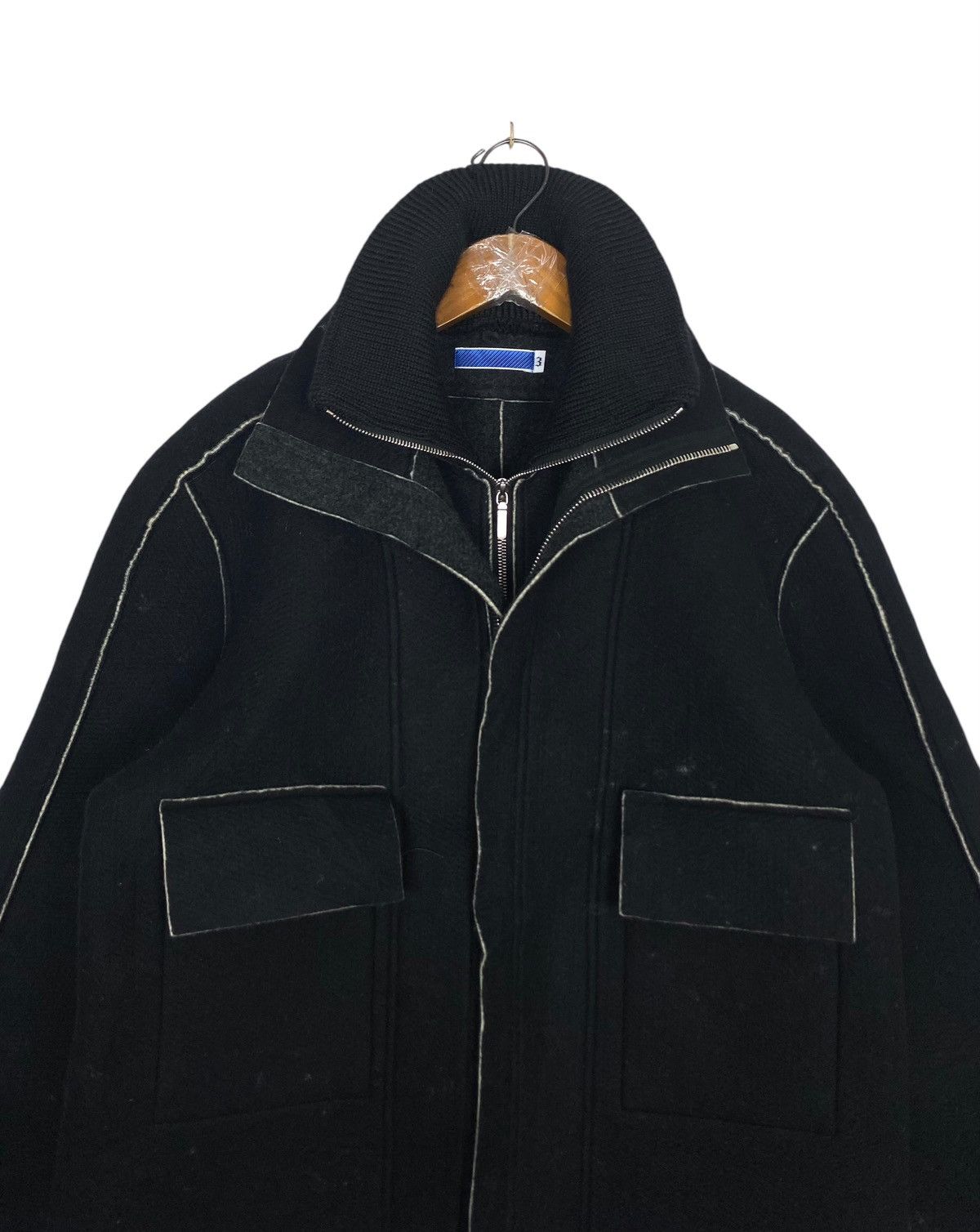 Number (N)ine Vtg 90’s NUMBER (N)INE Wool Coat Blue Tag Made in Japan Size US M / EU 48-50 / 2 - 7 Thumbnail