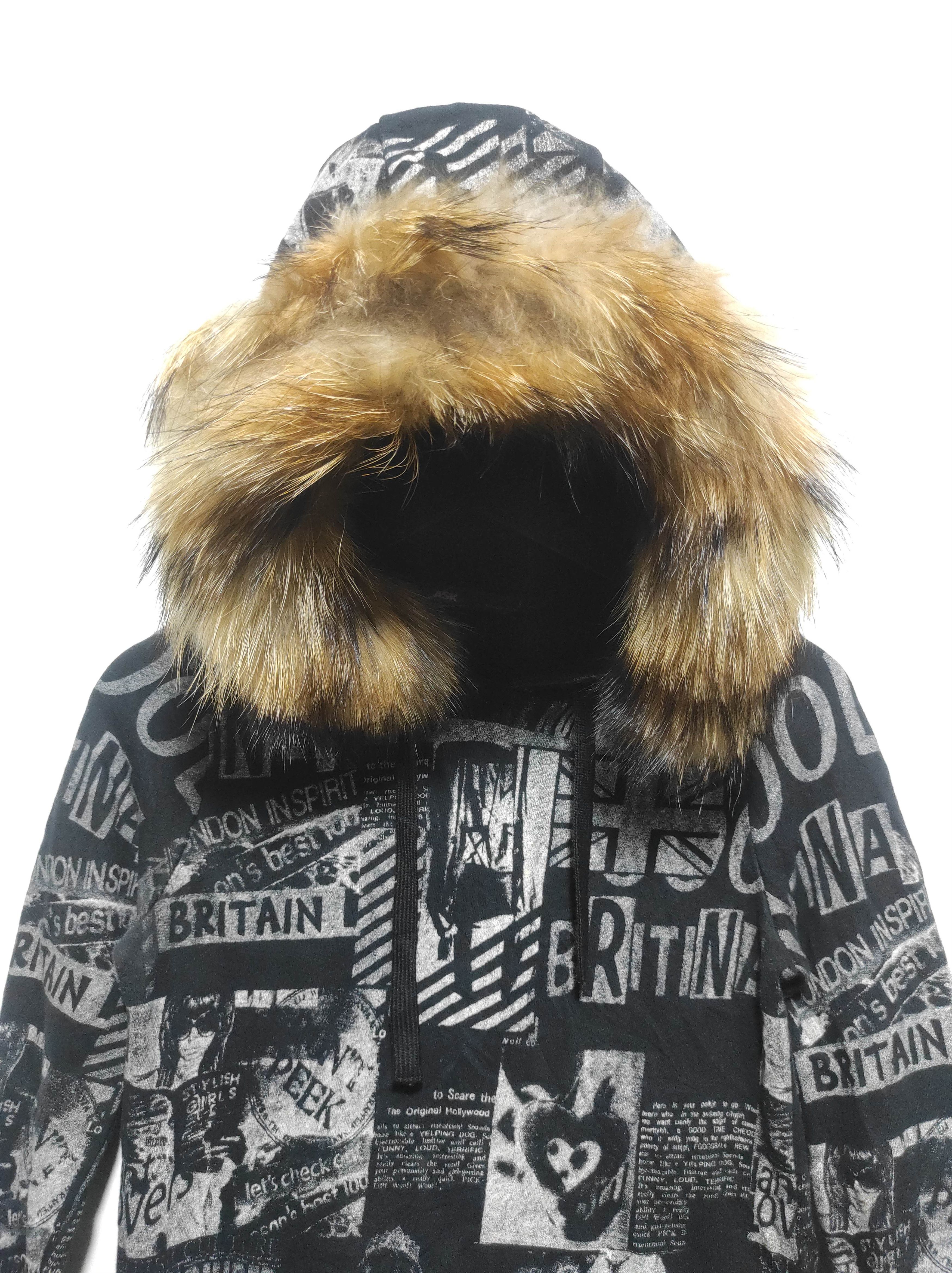 Hysteric Glamour ASK fullprint Fur Hoodie ifsixwasnine lgb style Size US XXS / EU 40 - 2 Thumbnail