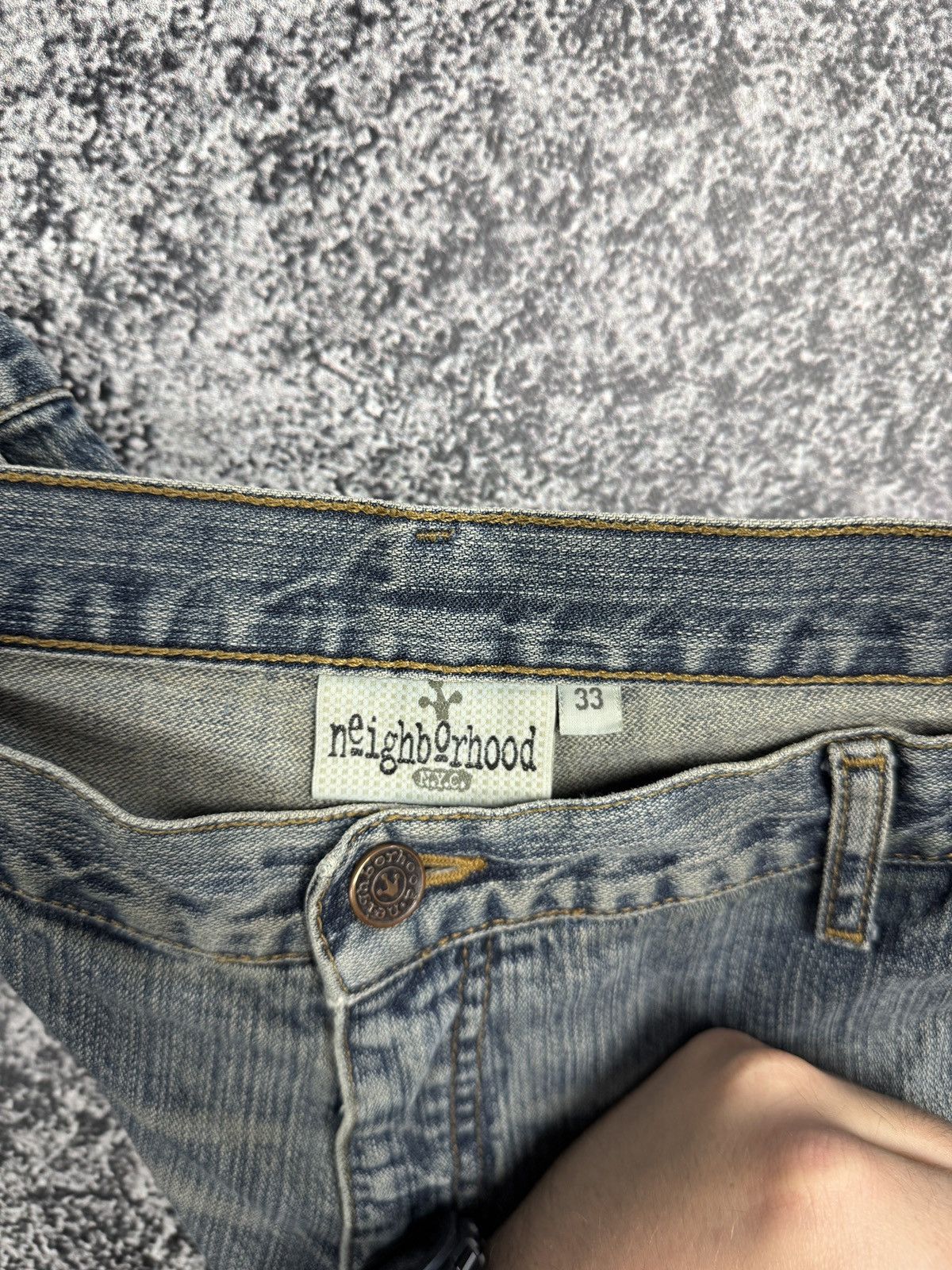 Neighborhood Vintage Neighborhood NYC Cargo Denim Pants Utility Techwear Size US 33 - 8 Thumbnail