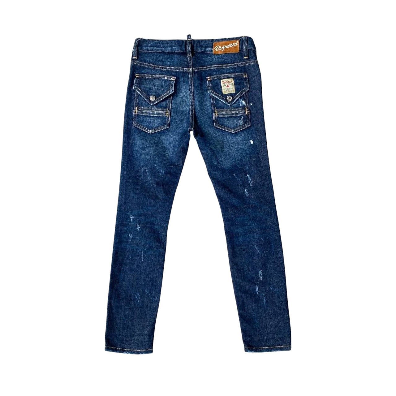 Dsquared2 DSQUARED DISTRESSED PAINTED JEAN WOMEN SIZE 36 ITALY Size 30" / US 8 / IT 44 - 9 Thumbnail