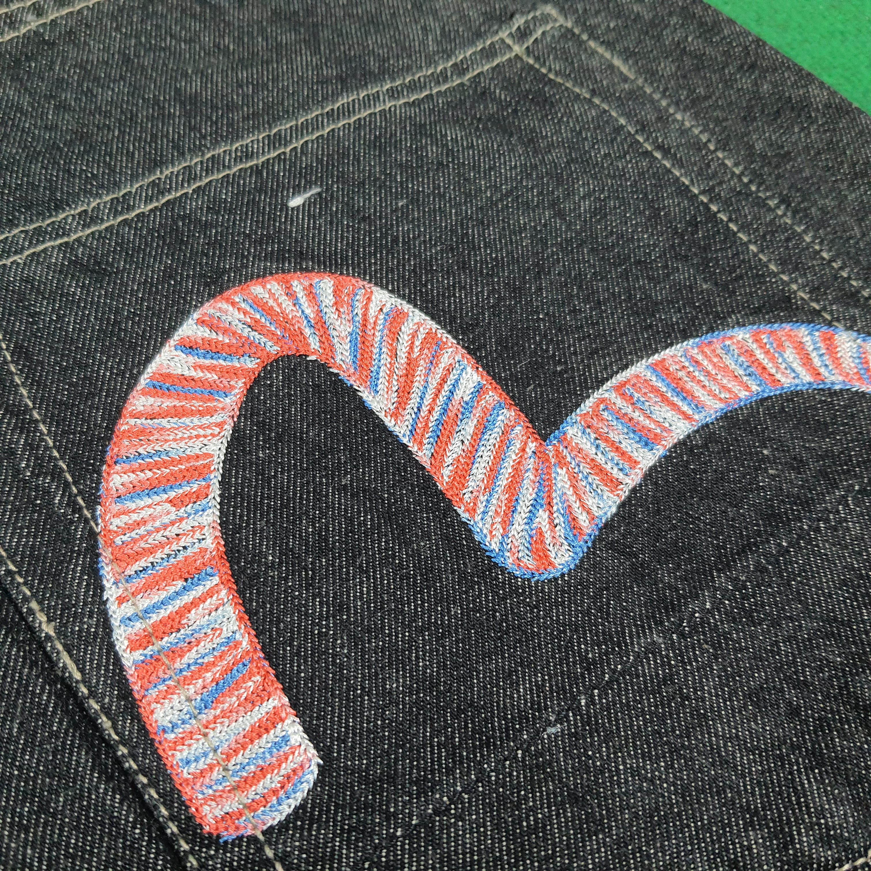 Evisu Vintage Evisu Paris Selvedge Reversible Custom Daicock Jeans Size US 35 - 7 Thumbnail