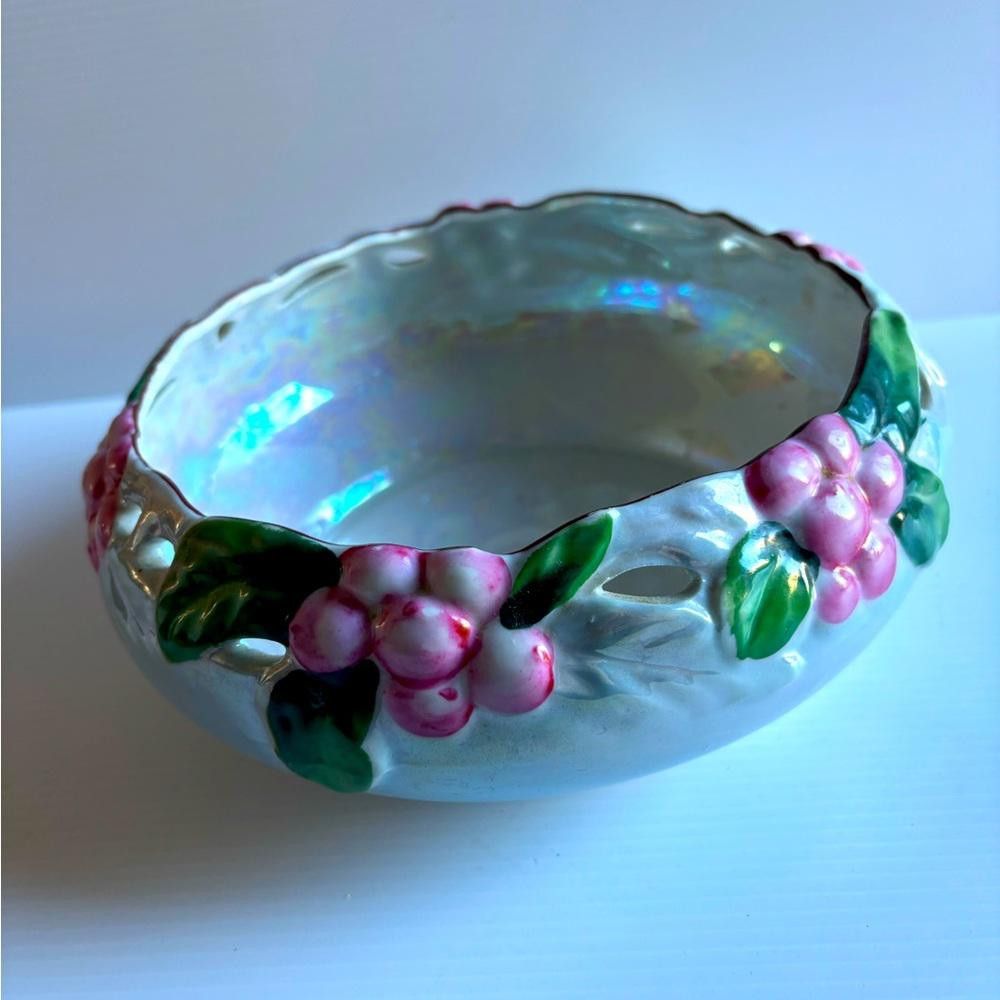 Designer Vintage TRICO Lusterware Bowl Large 9" Japan Size ONE SIZE - 1 Thumbnail