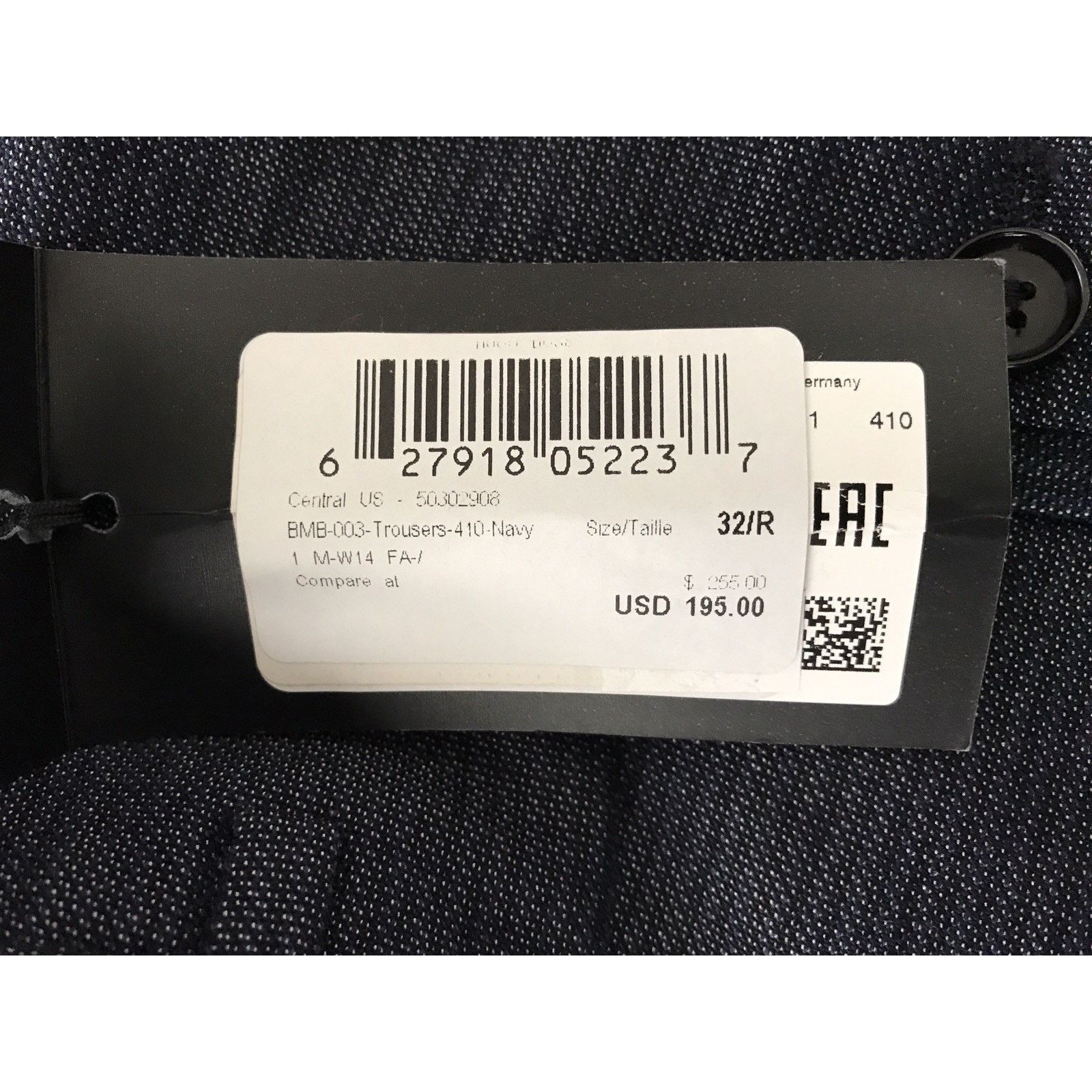 Hugo Boss Boss Hugo Boss Central Mens Navy Dress Pants Size 32R US Size US 32 / EU 48 - 12 Thumbnail