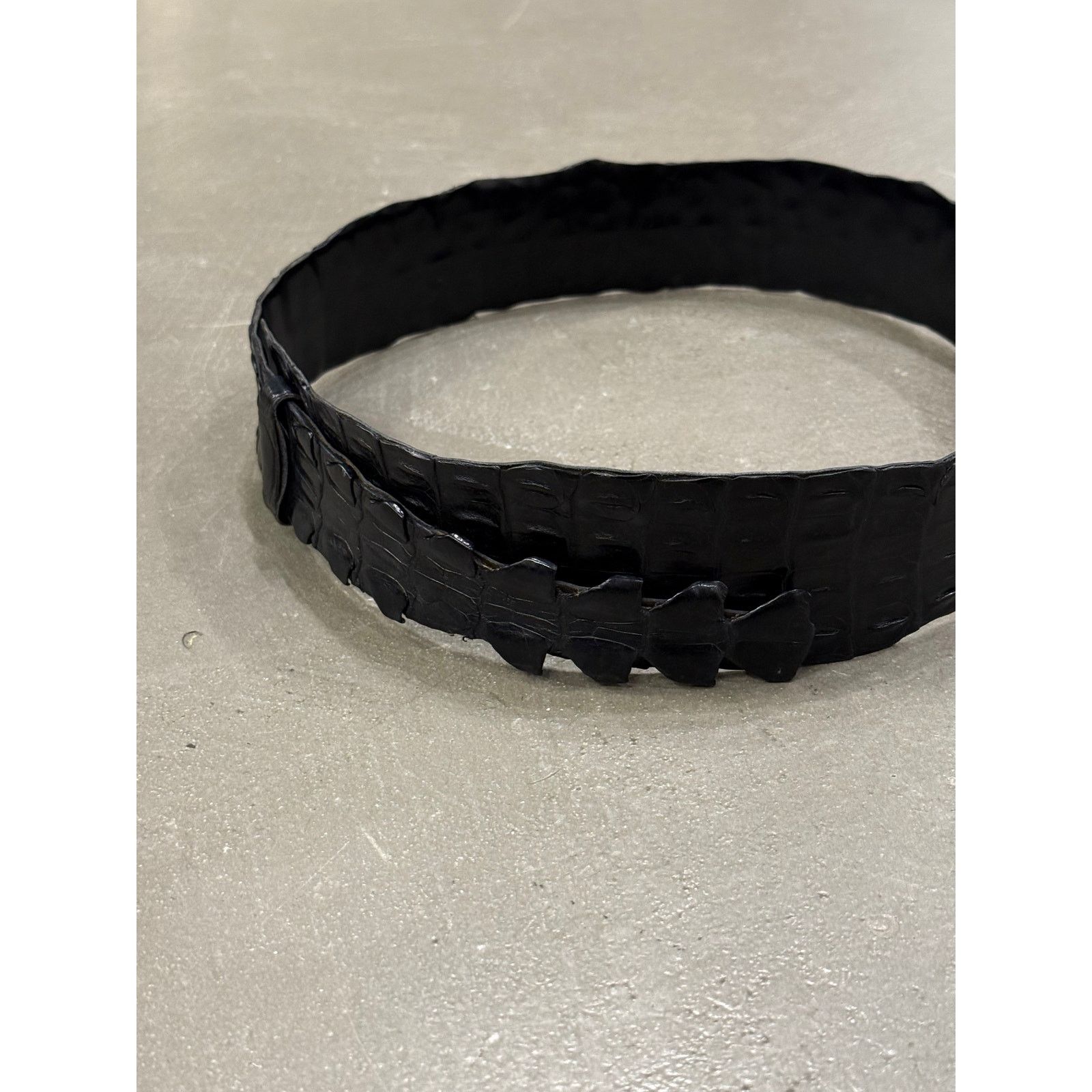 Gucci A/W2002 Gucci by Tom Ford real crocodile belt Size ONE SIZE - 5 Thumbnail