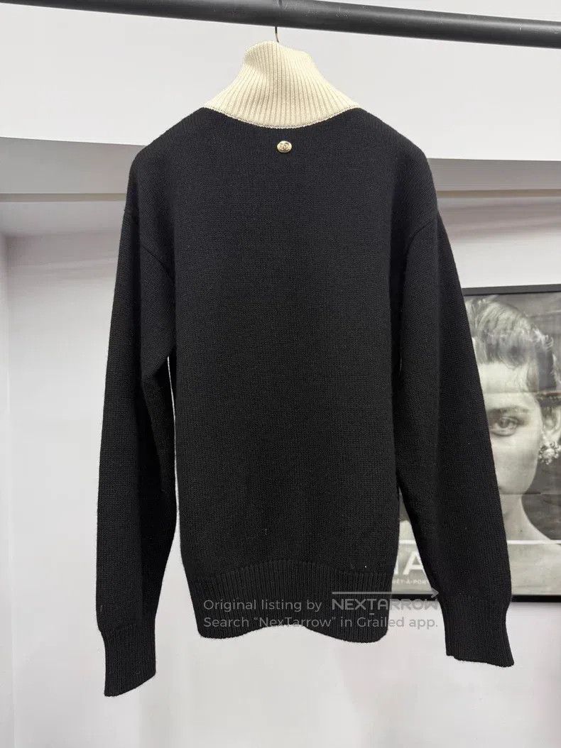 Chanel Chanel Ski series big logo black and white checkered sweat Size XS / US 0-2 / IT 36-38 - 3 Thumbnail