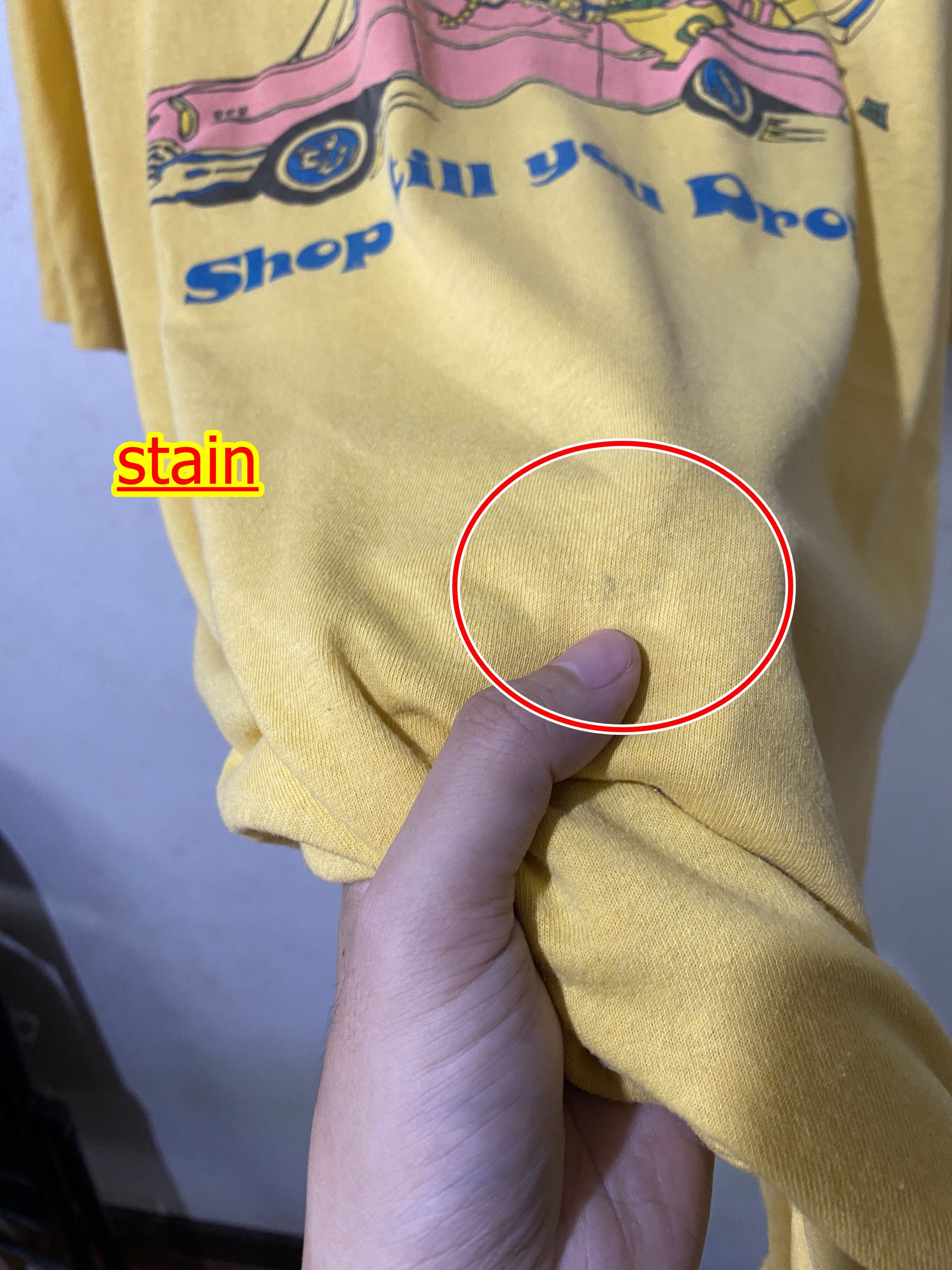 Vintage Vintage Shop Till You Drop Shirt Size US XL / EU 56 / 4 - 7 Thumbnail