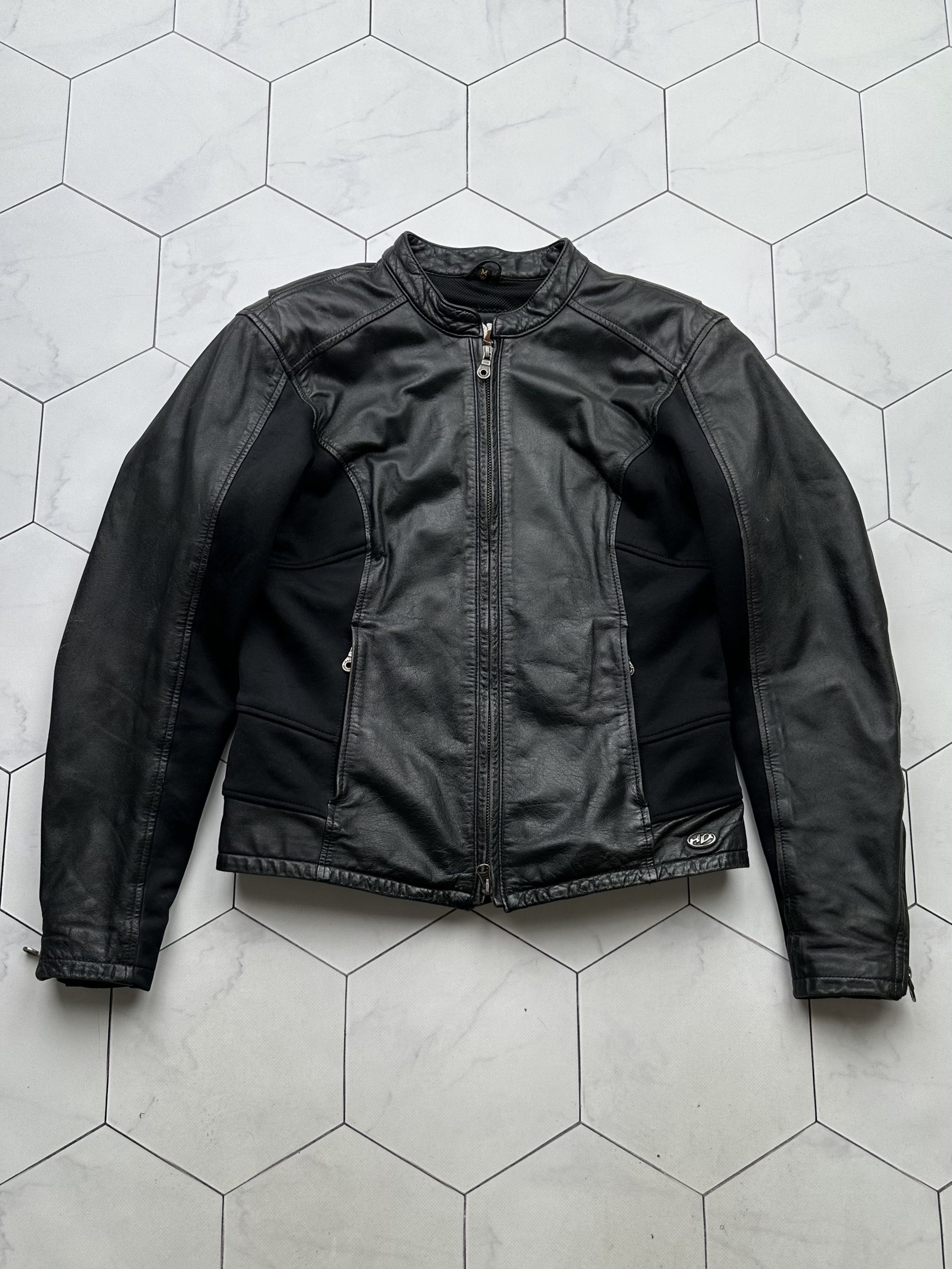 Harley Davidson Harley Davidson Vintage Leather Jacket (B228)E2 Size M / US 6-8 / IT 42-44 - 1 Thumbnail
