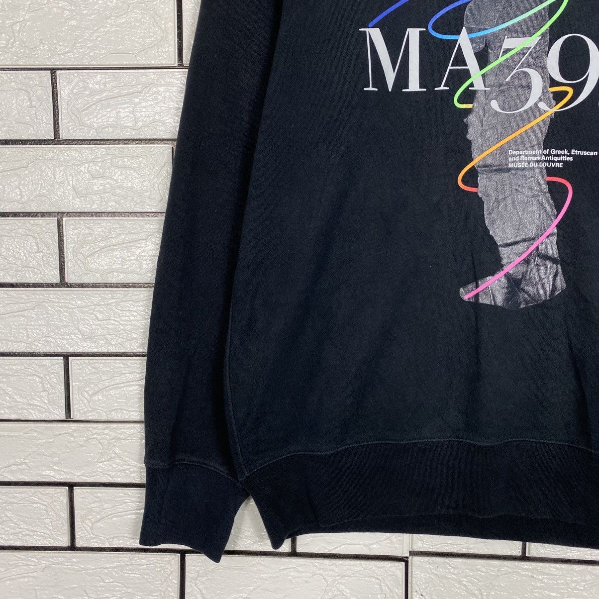 Japanese Brand Musee Du Louvre X Peter Saville Sweatshirt Big Logo Size US L / EU 52-54 / 3 - 5 Thumbnail