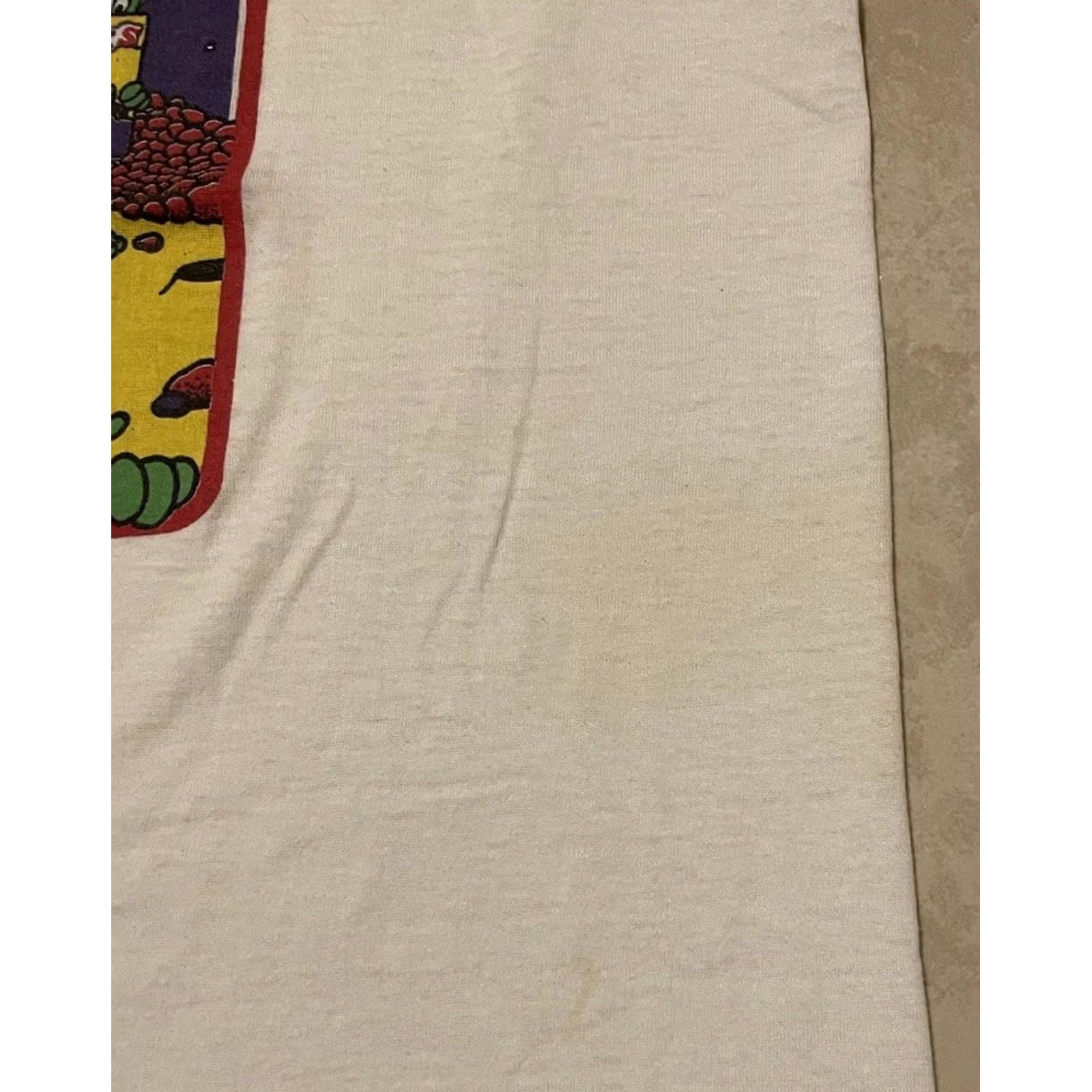 Vintage VINTAGE Zooks Bubble Gum Faded Ringer Shirt S White Crew Neck Graphic Tee Men Candy Grunge 80s 90s Cartoon Funny USA Single Stitch Size US S / EU 44-46 / 1 - 7 Thumbnail