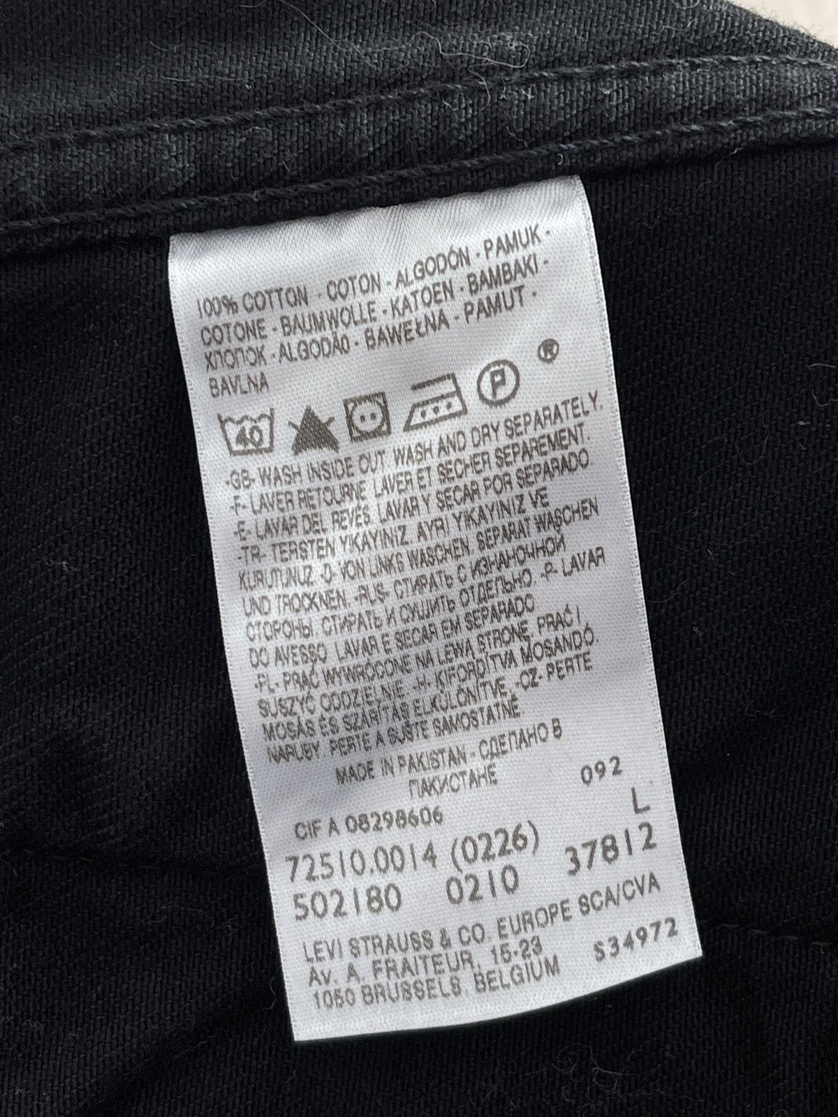 Levi's 🔥Levi's 72510 Men's black Denim Trucker Jacket levis L Size US L / EU 52-54 / 3 - 10 Thumbnail