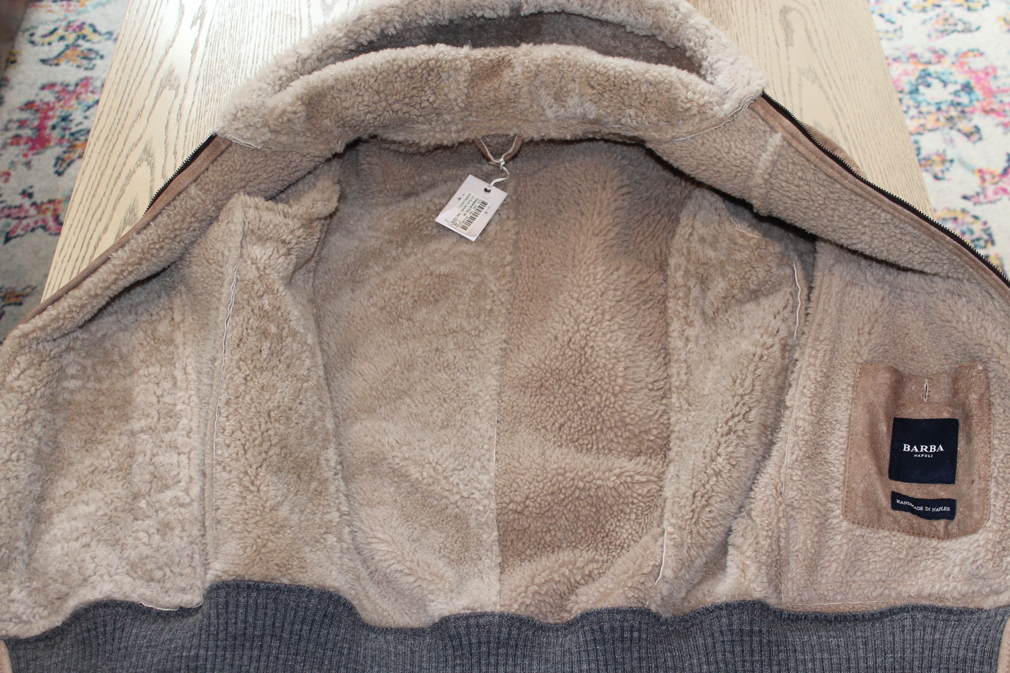 Barba Napoli Barba Napoli Handmade Leather Shearling Jacket Size 46/36 Size US S / EU 44-46 / 1 - 7 Thumbnail