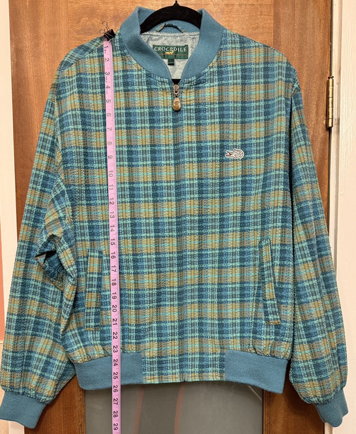 Other Crocodile International Men’s Vintage Plaid Bomber Jacket Size US L / EU 52-54 / 3 - 11 Thumbnail