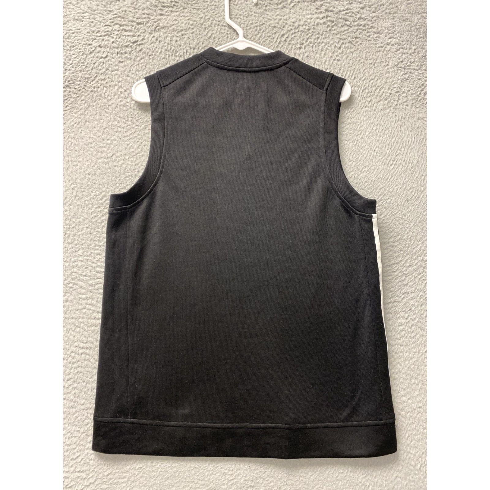 Adidas ADIDAS Golf Vest Tank Top S Black / 117-39 Mens Sleeveless V-Neck Stretch Jersey Polo Sports Solid Embroidered Logo Spring Summer Golf Size US S / EU 44-46 / 1 - 6 Thumbnail