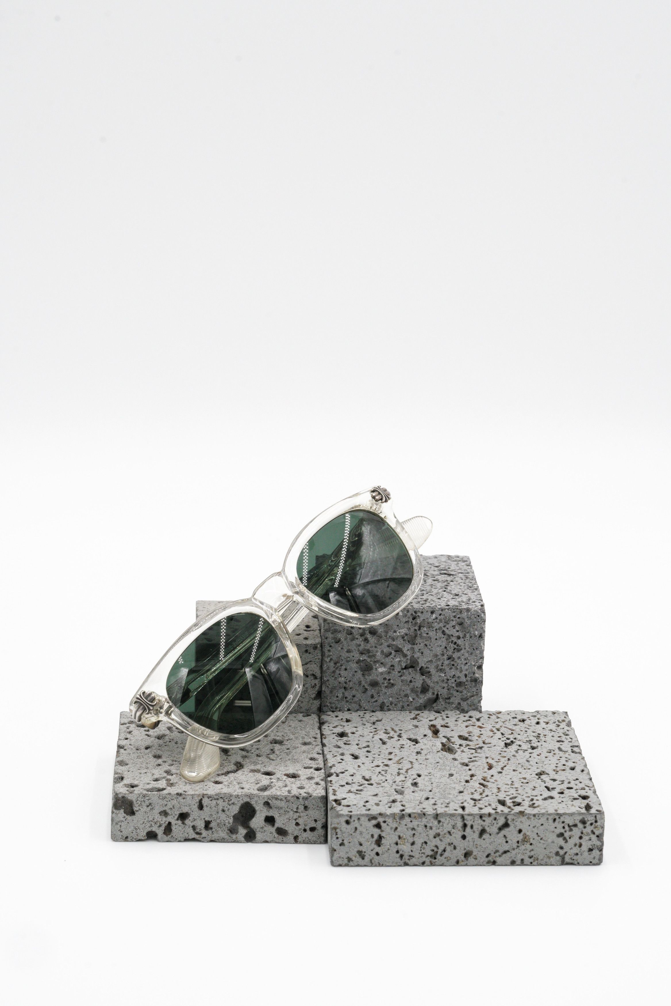 Chrome Hearts Chrome Hearts Smoke Show Sunglasses Crystal Dark Green Size ONE SIZE - 2 Thumbnail